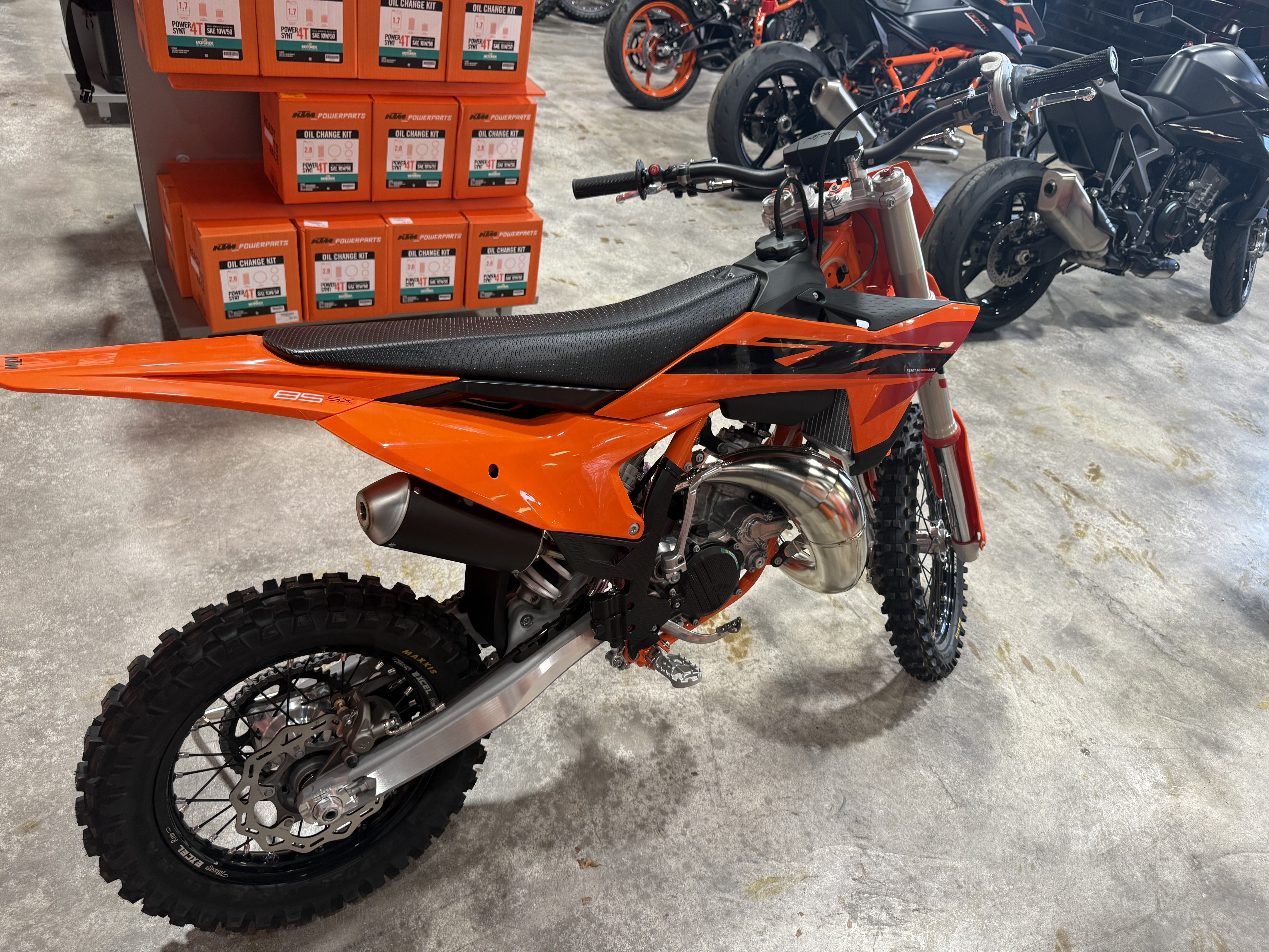 New 2026 KTM SX 85 17/14 Motorcycles in Broken Arrow, OK Outside