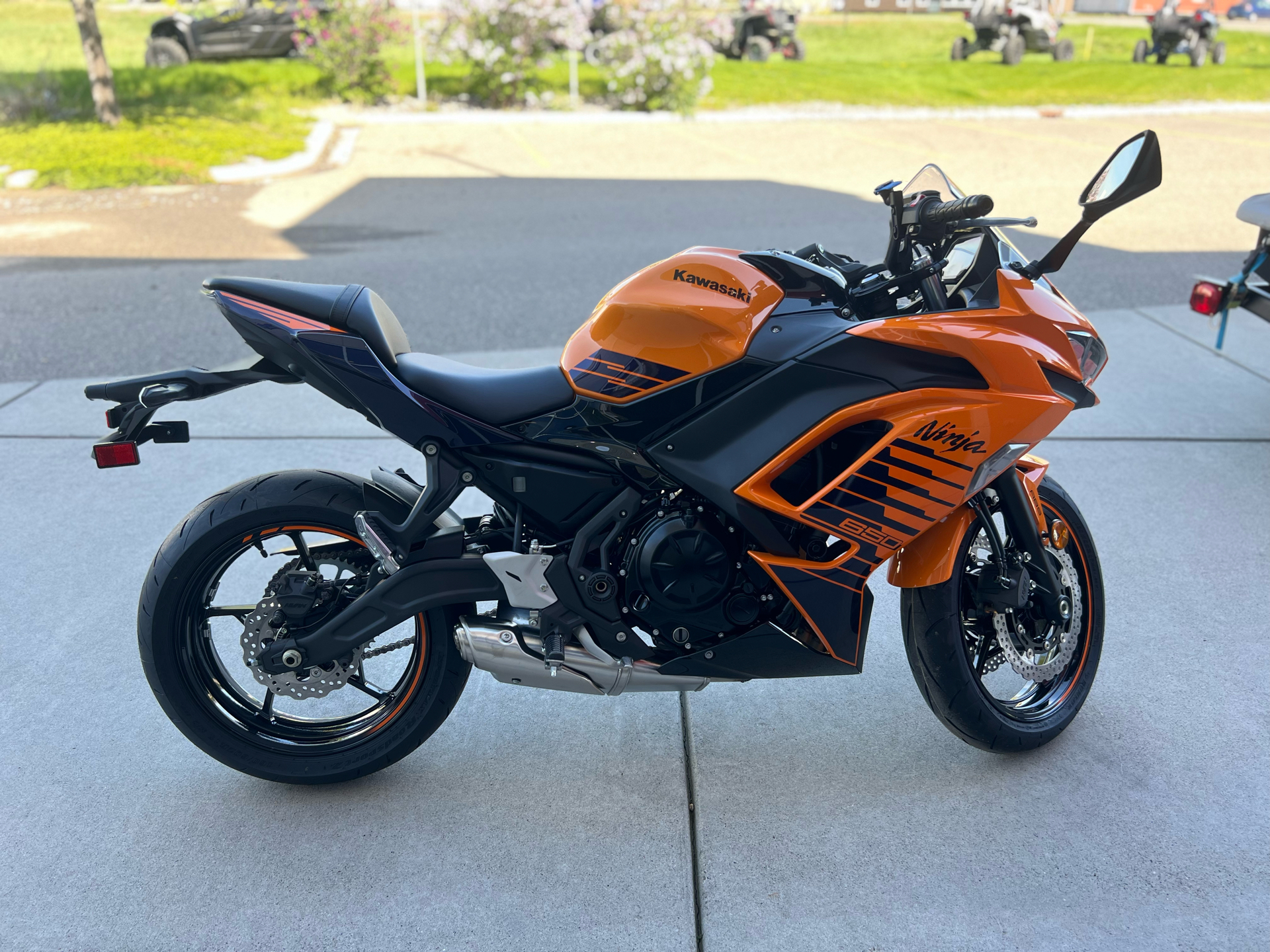 オレンジ✨ NINJA® 650 – Marlborough Motorcycles