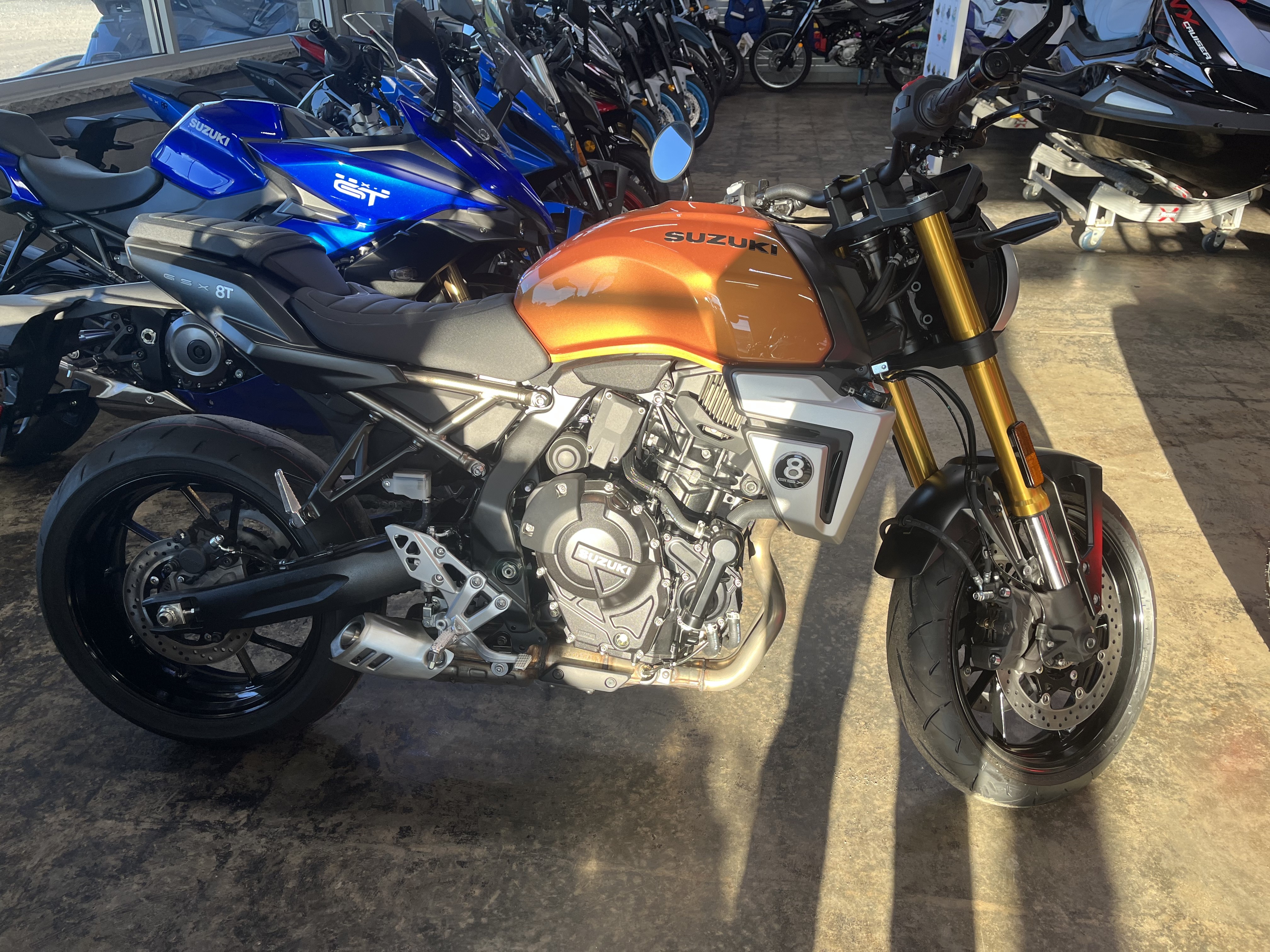 2026 Suzuki GSX-8T | New Motorcycles for Sale, Albemarle NC | Candy Burnt  Gold 100447