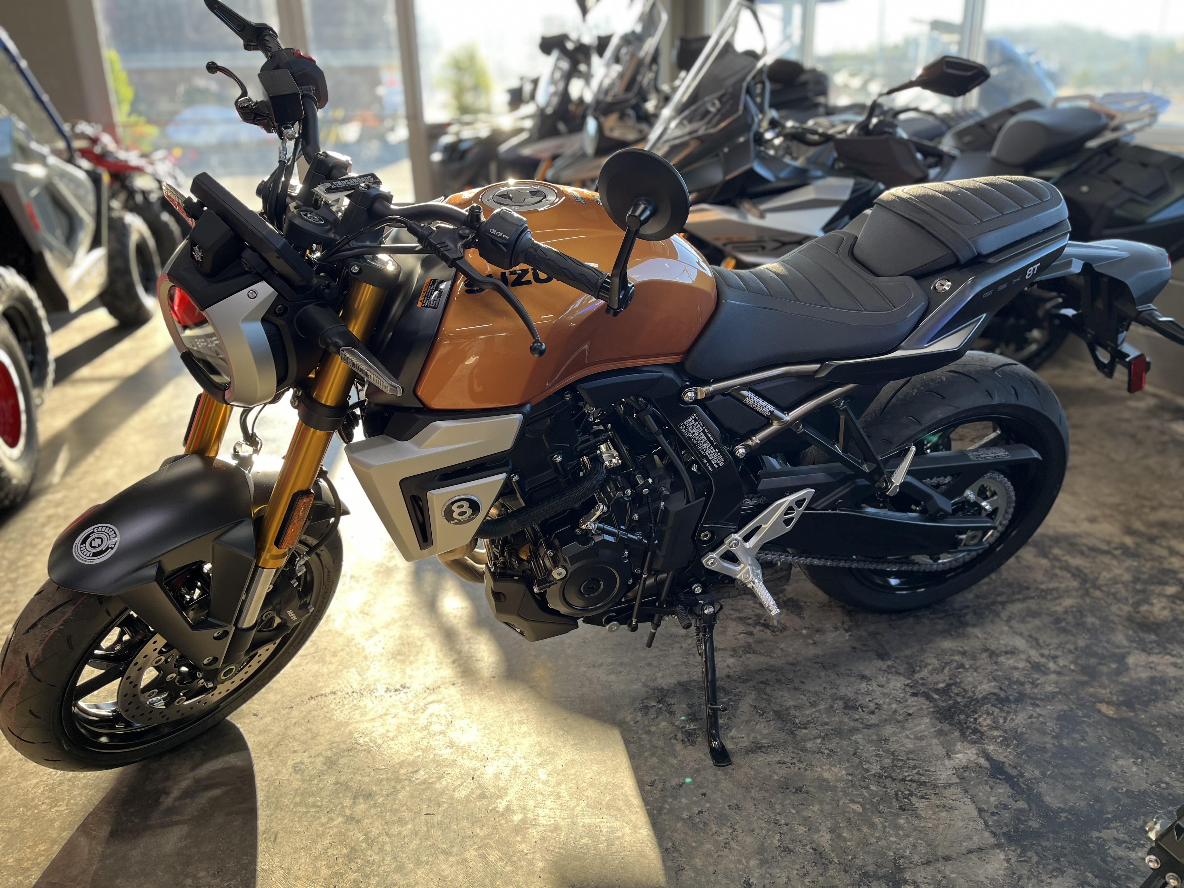 2026 Suzuki GSX-8T | New Motorcycles for Sale, Albemarle NC | Candy Burnt  Gold 100447