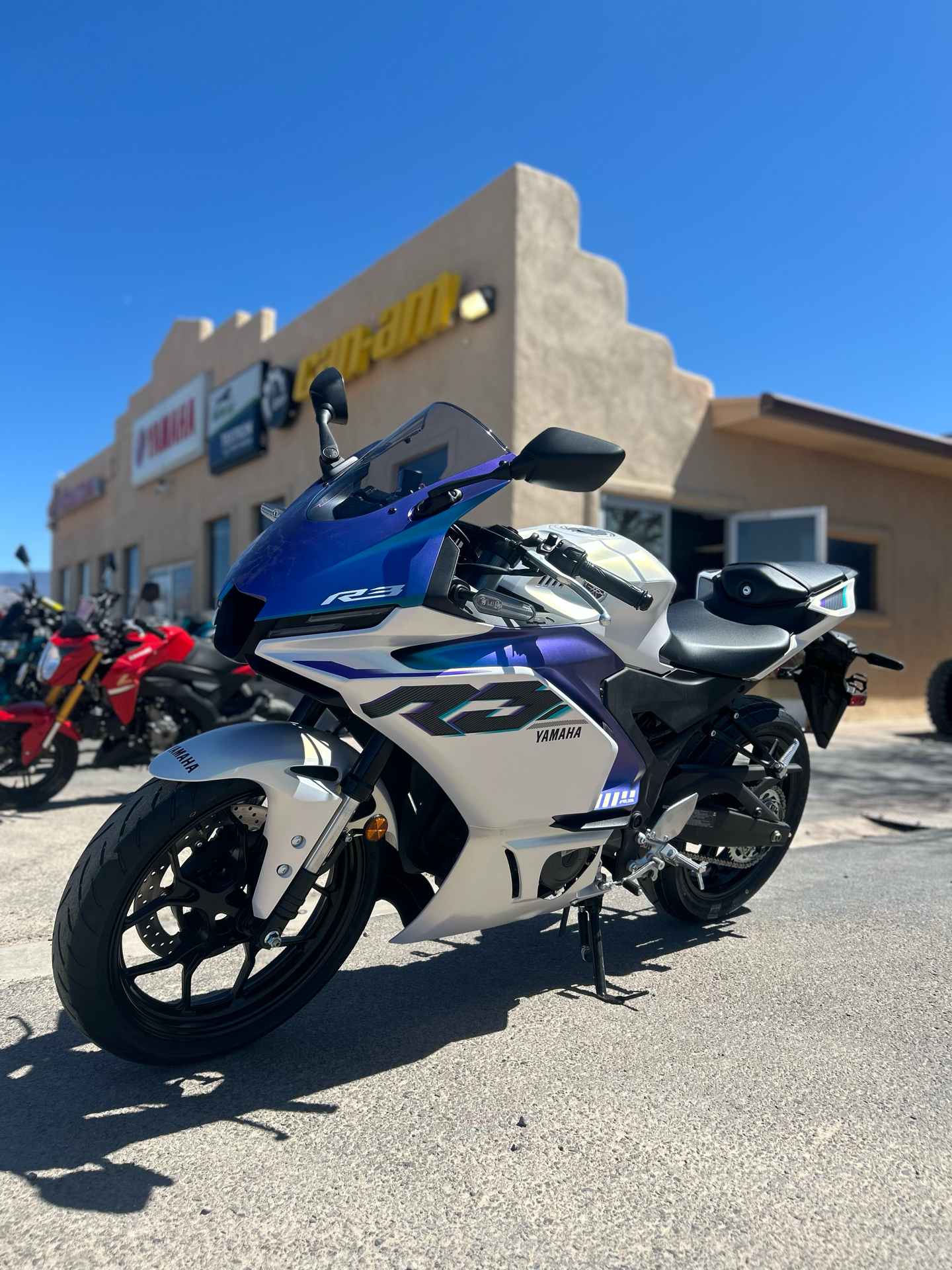 New 2025 Yamaha YZF-R3, New Mexico | Specs, Price, Photos | Lunar White ...