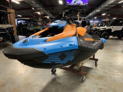 New 2026 Sea-Doo Spark Trixx for 1 + iBR Gulfstream Blue / Orange