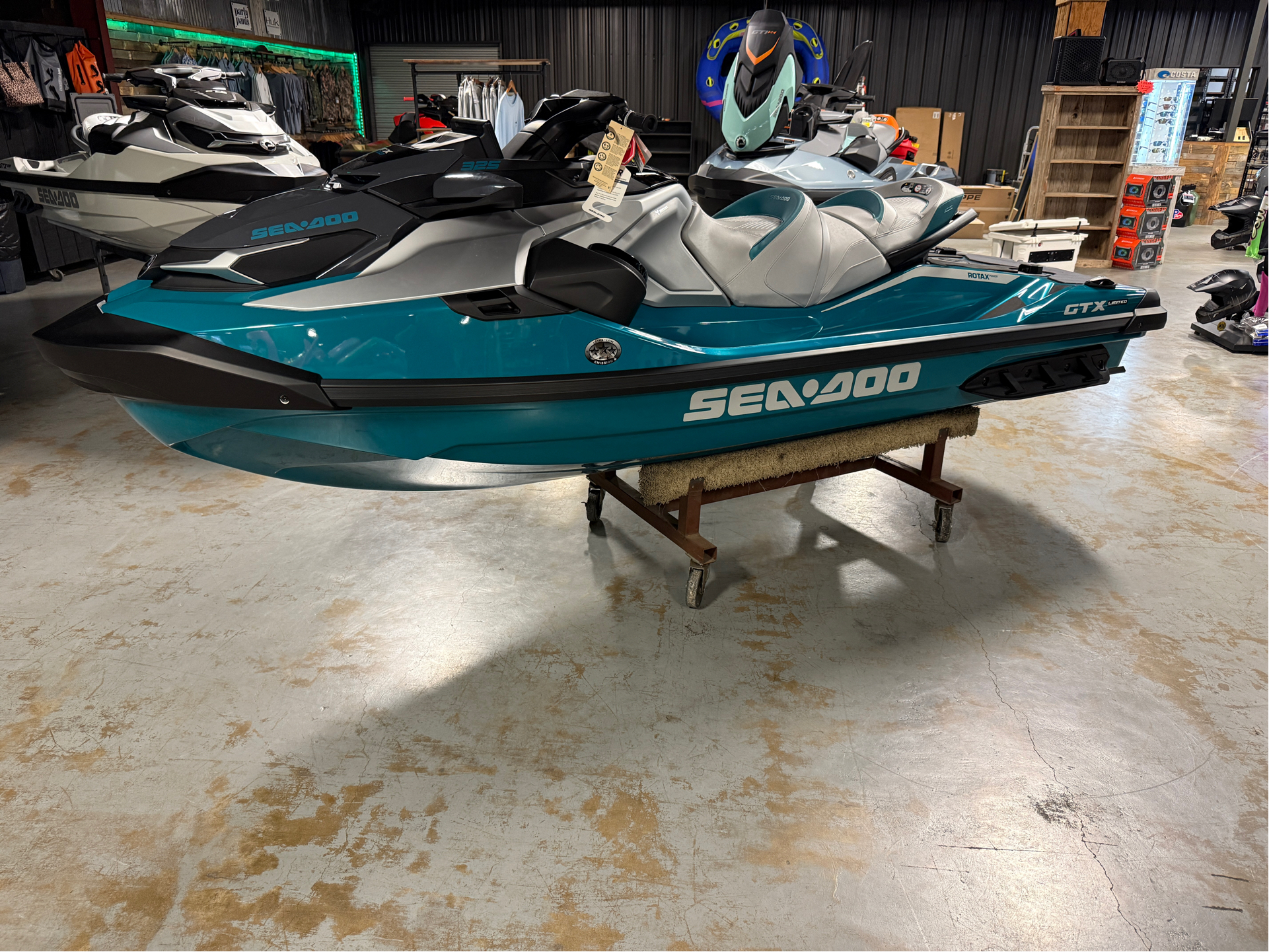New 2025 Sea-Doo GTX Limited 325 Teal Metallic | Watercraft in