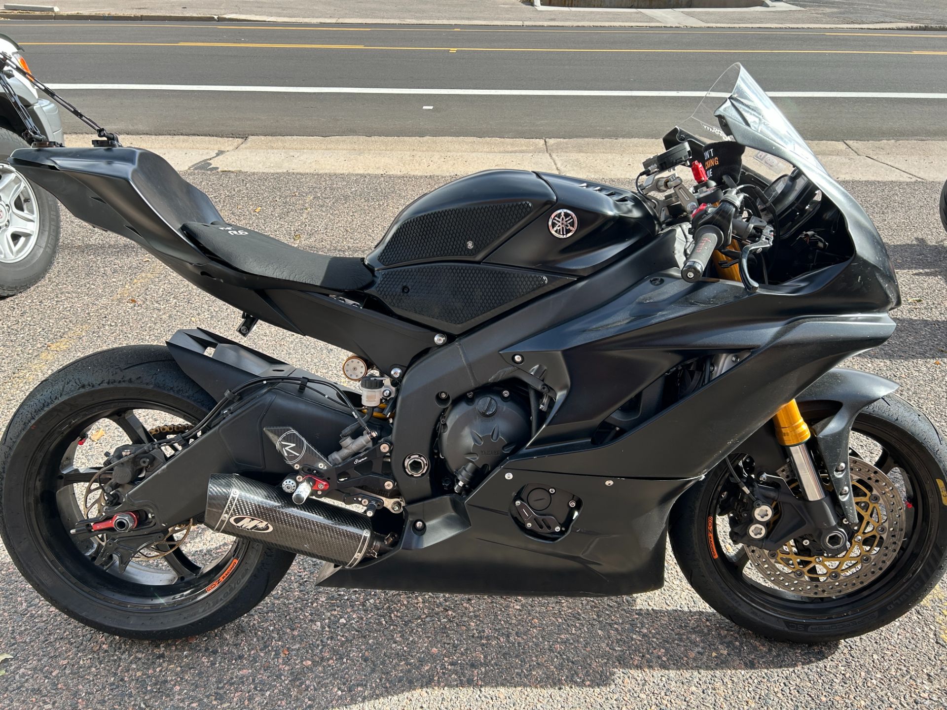 Modded Out 2001 R6 Yamaha R6 Blacked Out