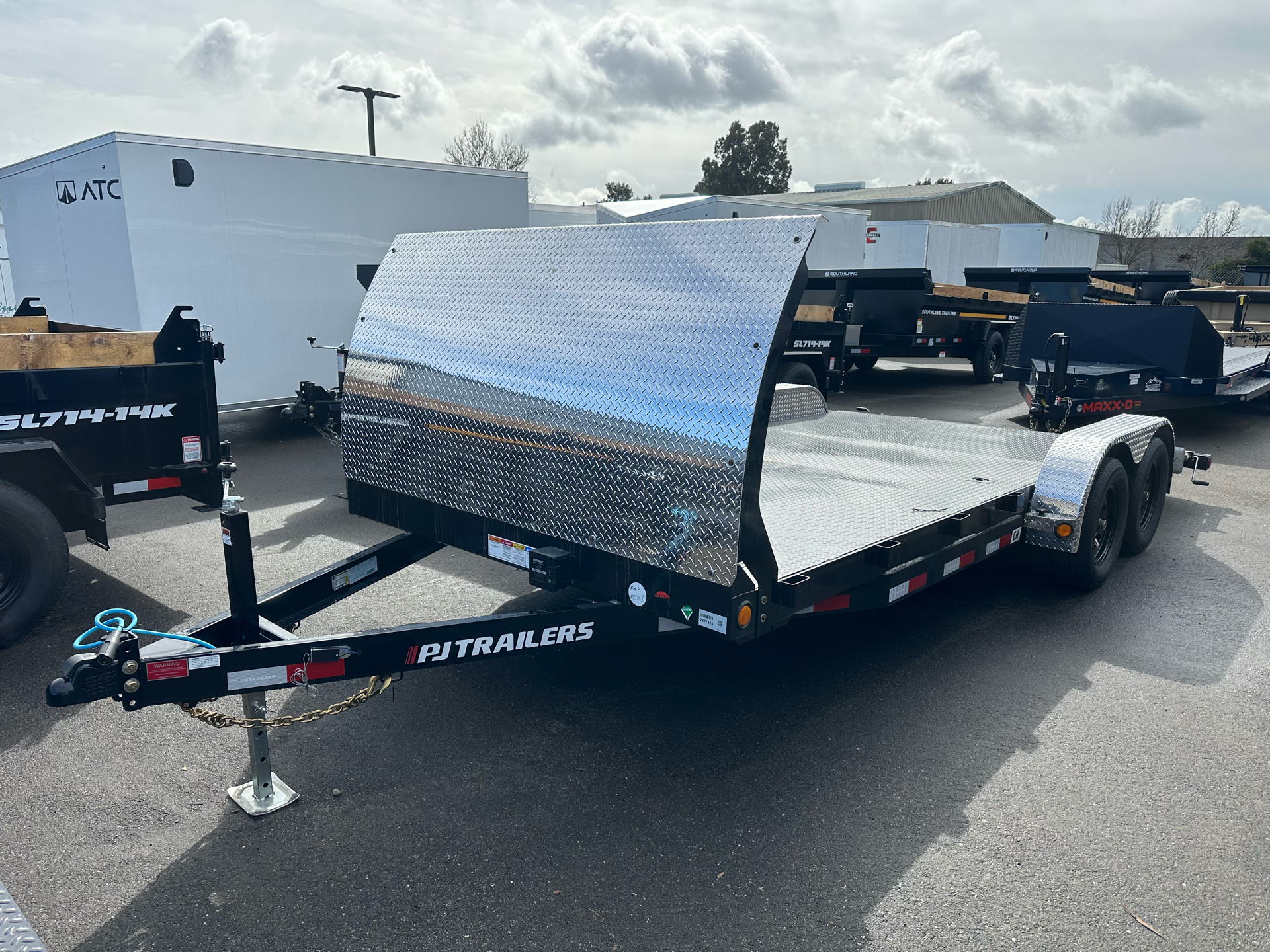 2025 PJ Trailers 7X18 STEEL DECK CAR HAULER CH in Paso Robles, California - Photo 1