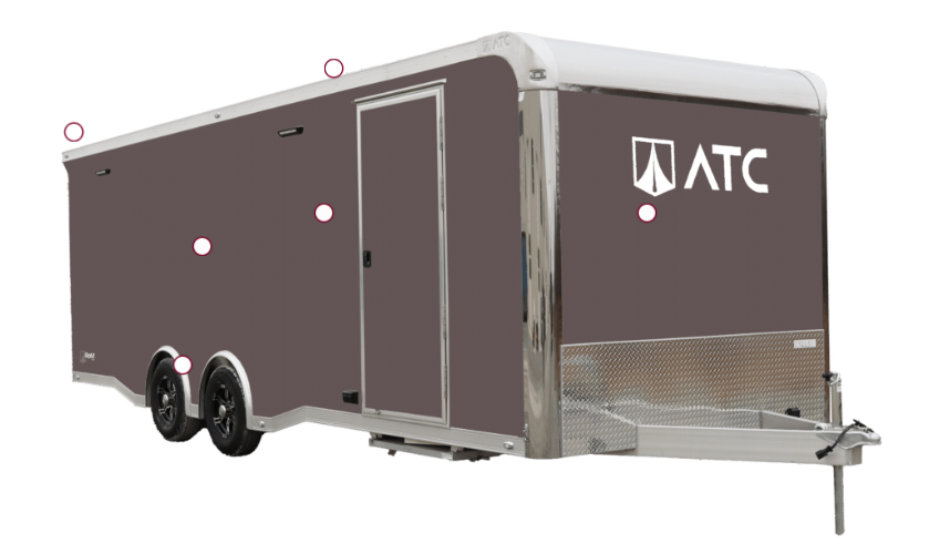2025 ATC 8.5X20 MD ENCLOSED CAR HAULER 7K ROM400 in Paso Robles, California - Photo 7