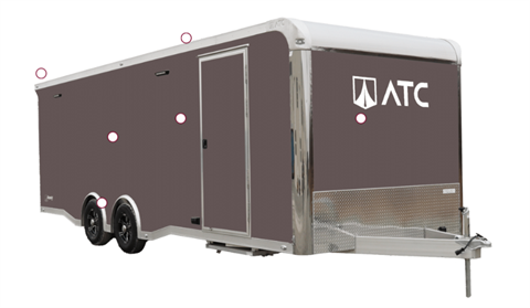 2025 ATC 8.5X20 MD ENCLOSED CAR HAULER 7K ROM400 in Paso Robles, California - Photo 7