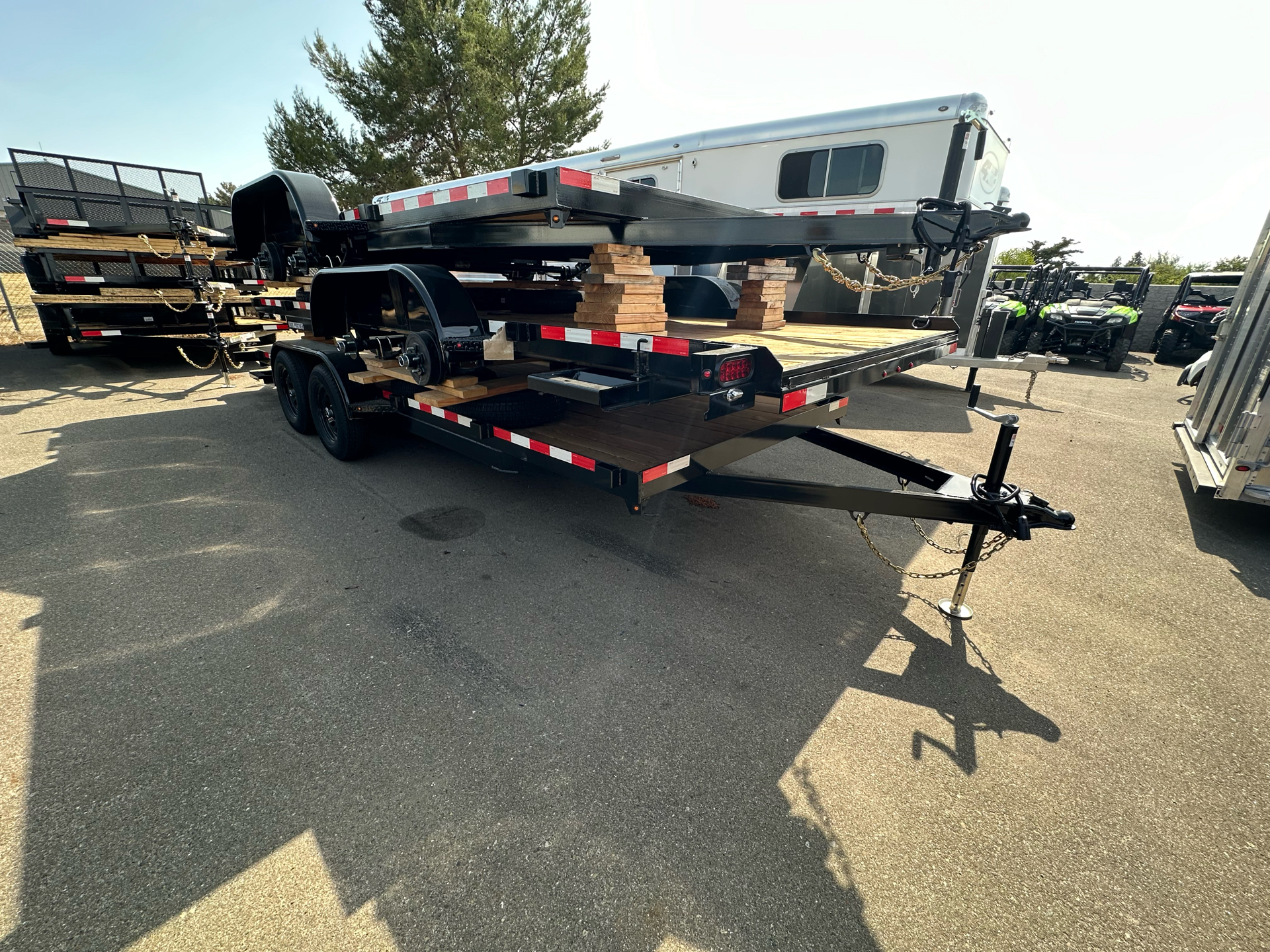 2025 IRON PANTHER TRAILERS 7x16 ECONO CAR HAULER CH601 7K in Paso Robles, California - Photo 2