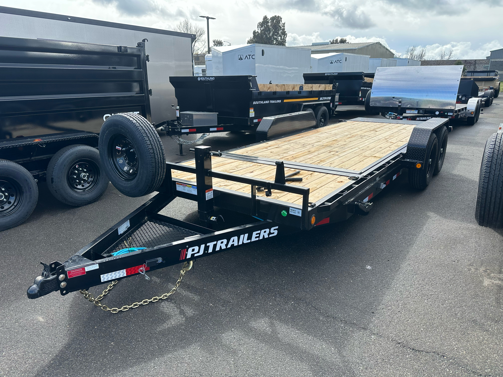 2025 PJ Trailers 7X20 T6 6" 14k Channel Equipment Tilt in Paso Robles, California - Photo 1
