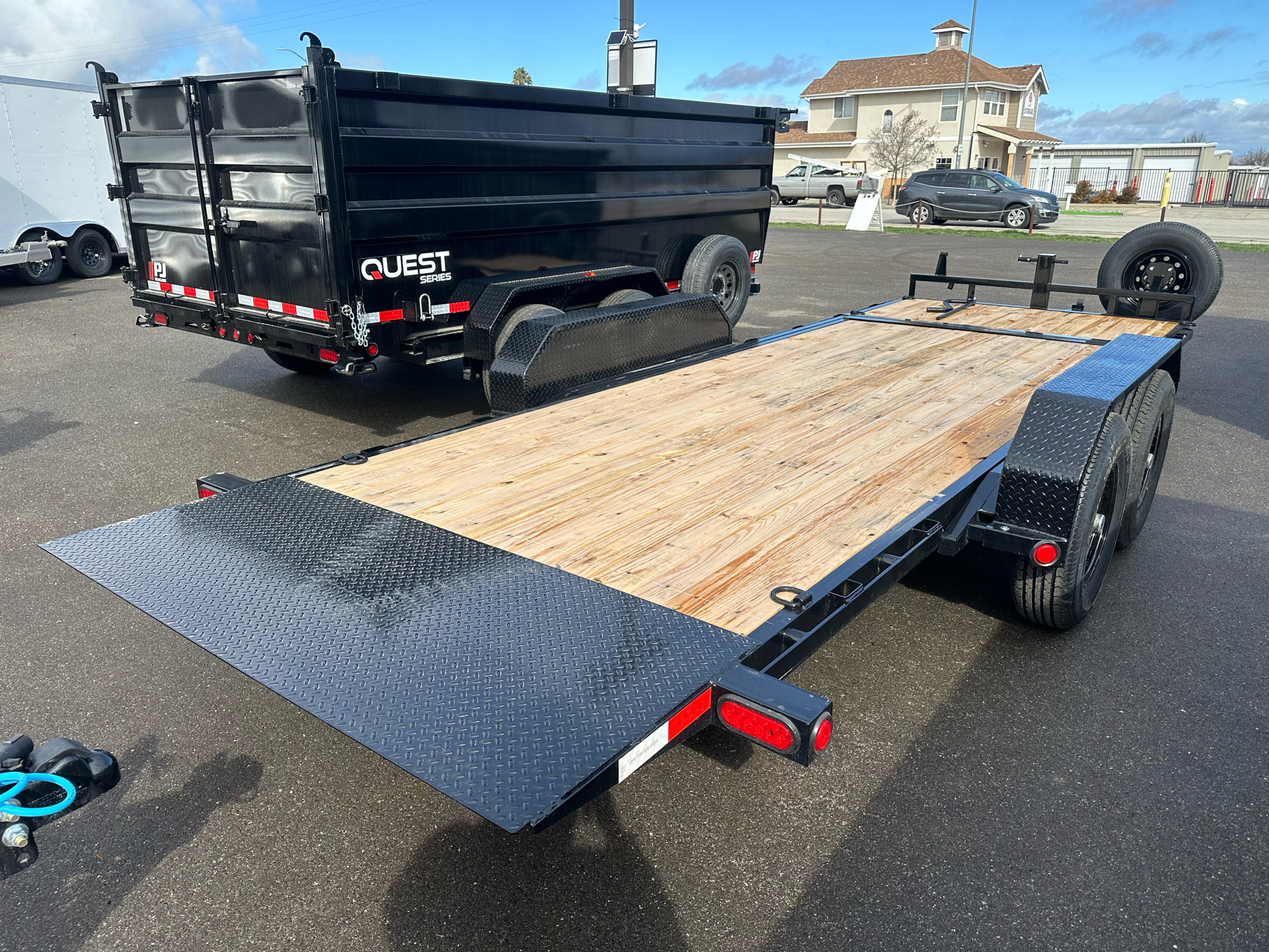 2025 PJ Trailers 7X20 T6 6" 14k Channel Equipment Tilt in Paso Robles, California - Photo 2