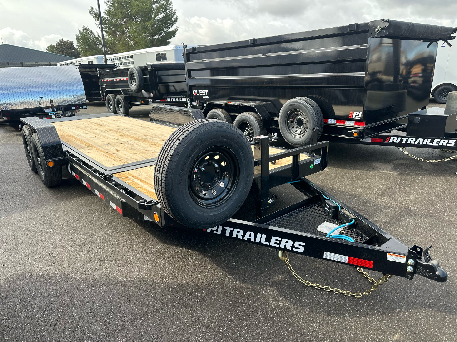 2025 PJ Trailers 7X20 T6 6" 14k Channel Equipment Tilt in Paso Robles, California - Photo 4