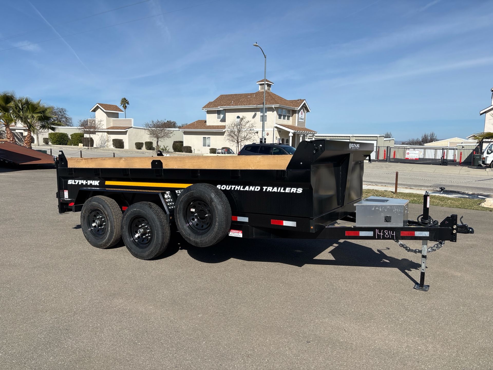 2025 SOUTHLAND TRAILER CORP 7X14X2 - 14K DUMP SL714 in Paso Robles, California - Photo 2