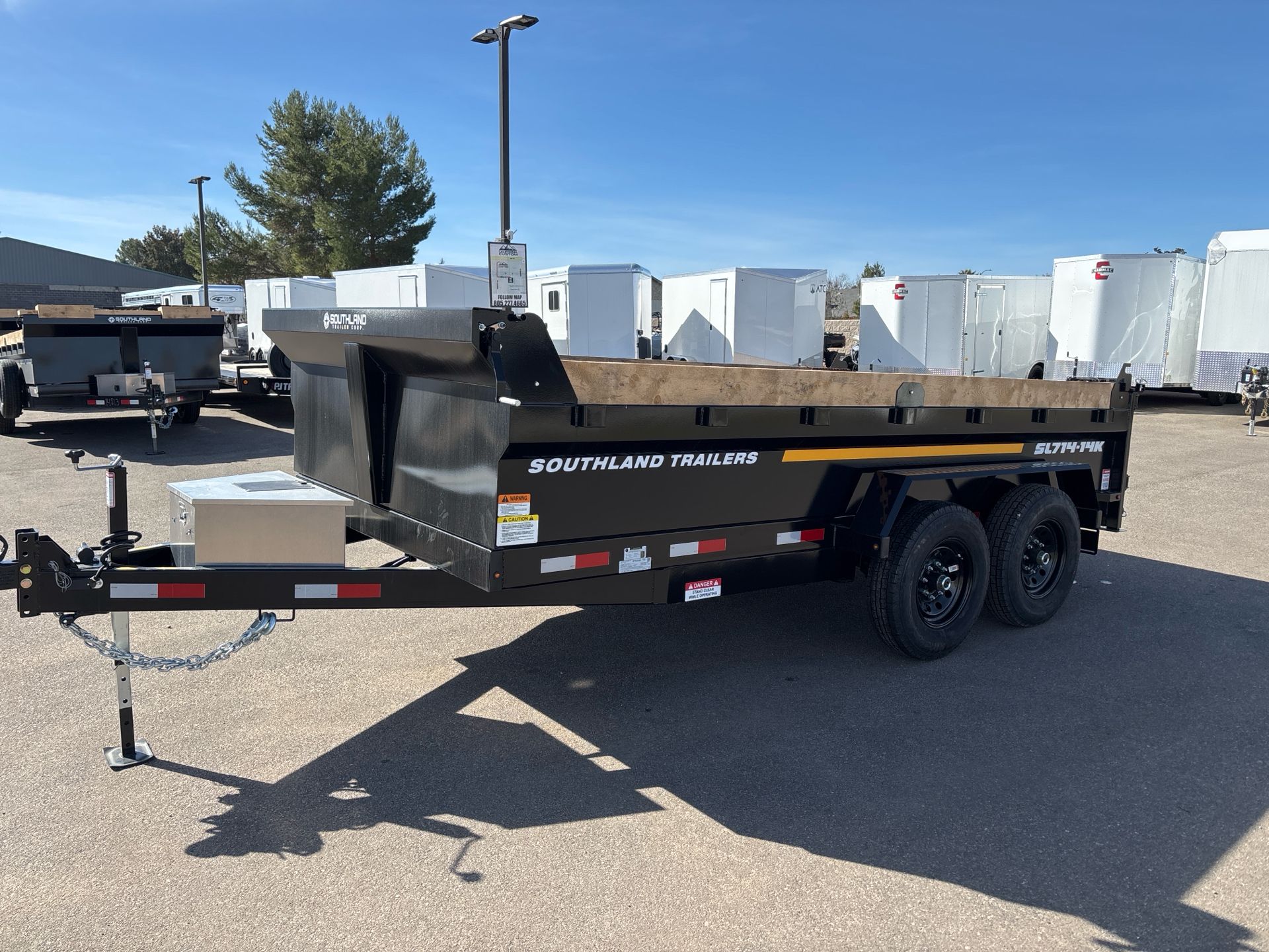 2025 SOUTHLAND TRAILER CORP 7X14X2 - 14K DUMP SL714 in Paso Robles, California - Photo 3