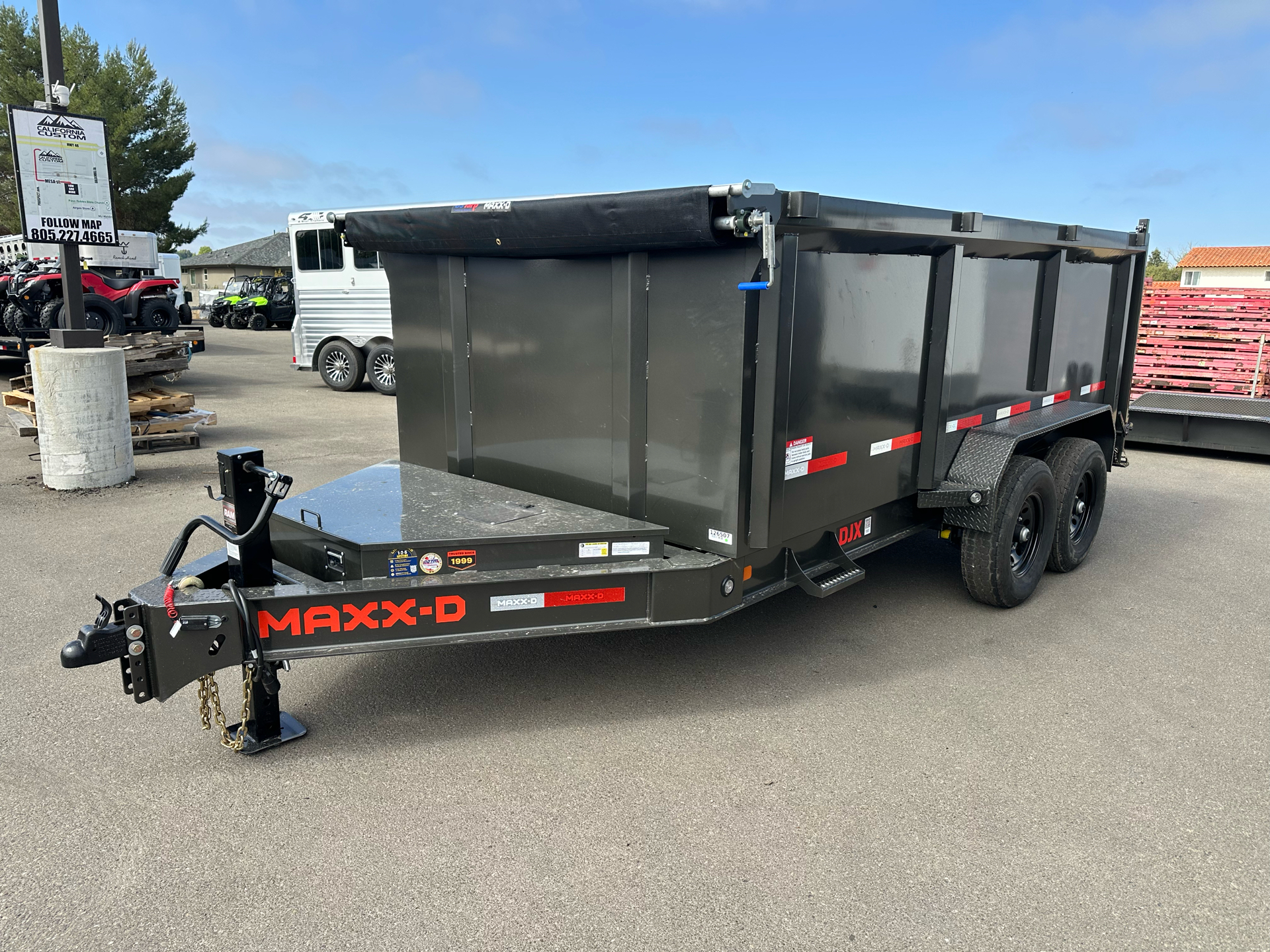 2026 MAXX-D TRAILERS 7x14x4 DUMP 14K DJX in Paso Robles, California - Photo 1