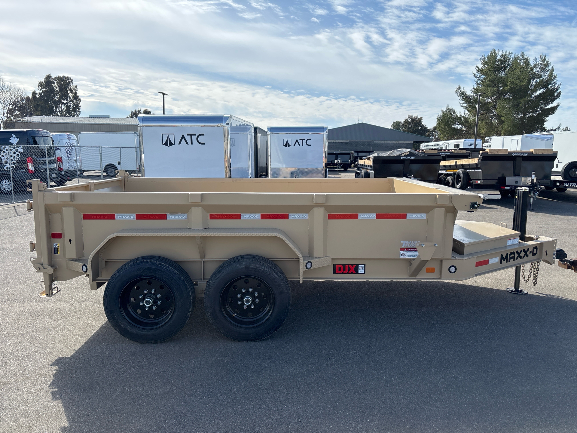 2025 MAXX-D TRAILERS 7x12x2 Dump DJX in Paso Robles, California - Photo 2