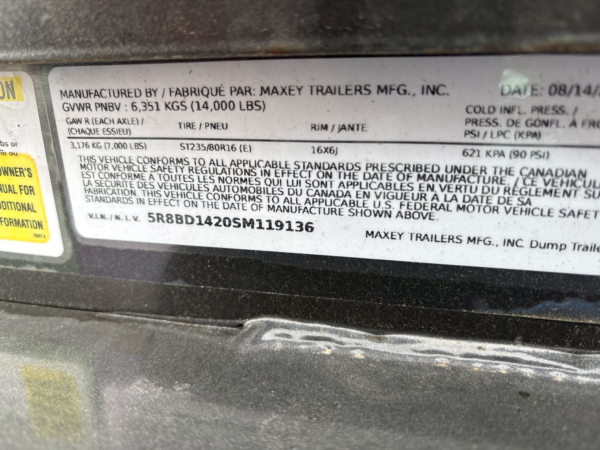 2025 MAXX-D TRAILERS 7x14x2 DUMP DKX 14K in Paso Robles, California - Photo 7