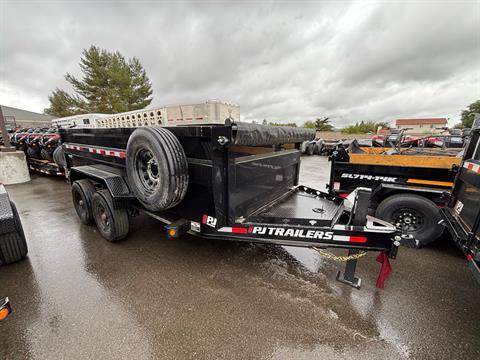 2025 PJ Trailers 7X14X3 DX DUMP 16K in Paso Robles, California - Photo 1