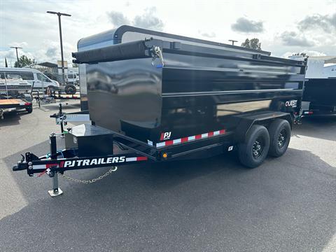 2025 PJ Trailers 7x14x4 DUMP D7 Quest 14K in Paso Robles, California - Photo 1