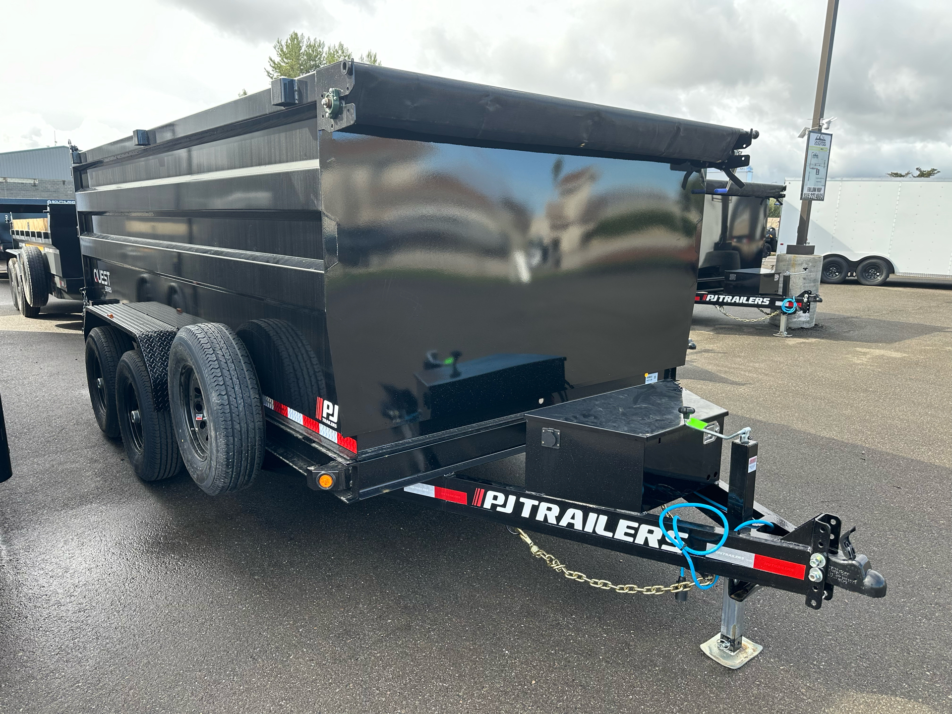 2025 PJ Trailers 7x14x4 DUMP D7 Quest 14K in Paso Robles, California - Photo 2