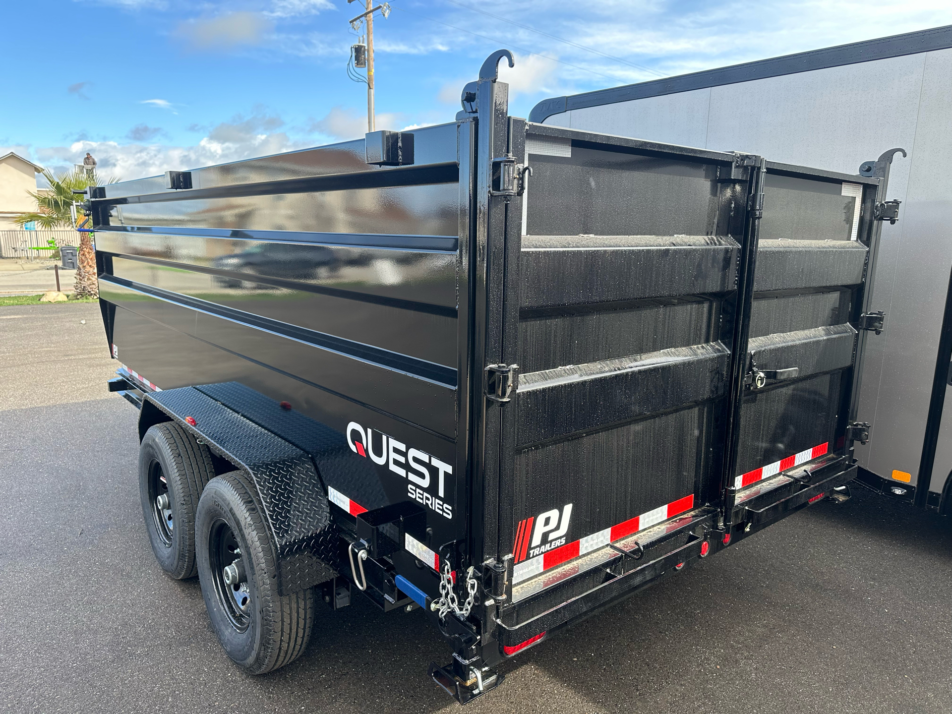2025 PJ Trailers 7x14x4 DUMP D7 Quest 14K in Paso Robles, California - Photo 4