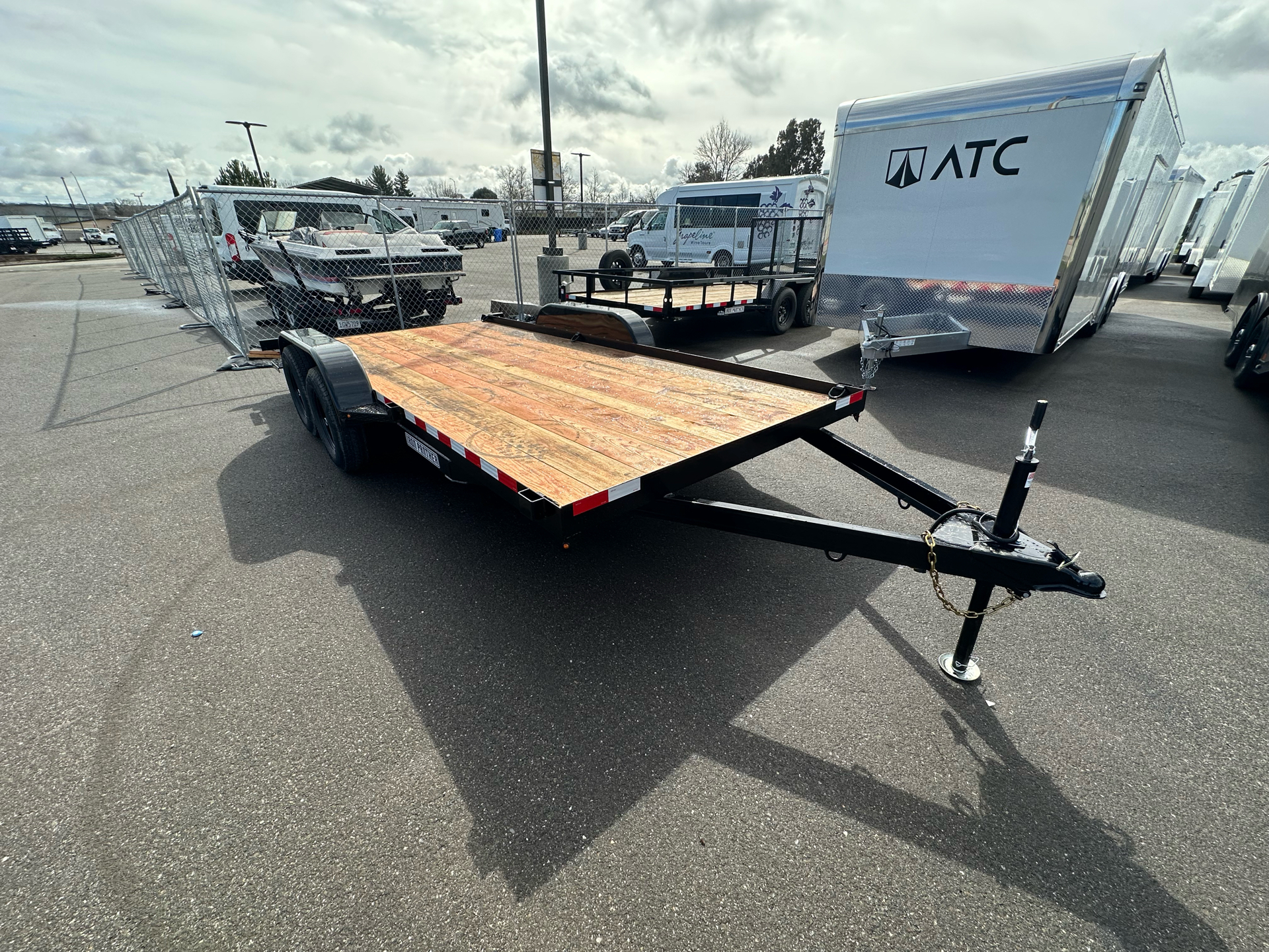 2025 IRON PANTHER TRAILERS 7X16 7K Econo Car Hauler CH601 in Paso Robles, California - Photo 4