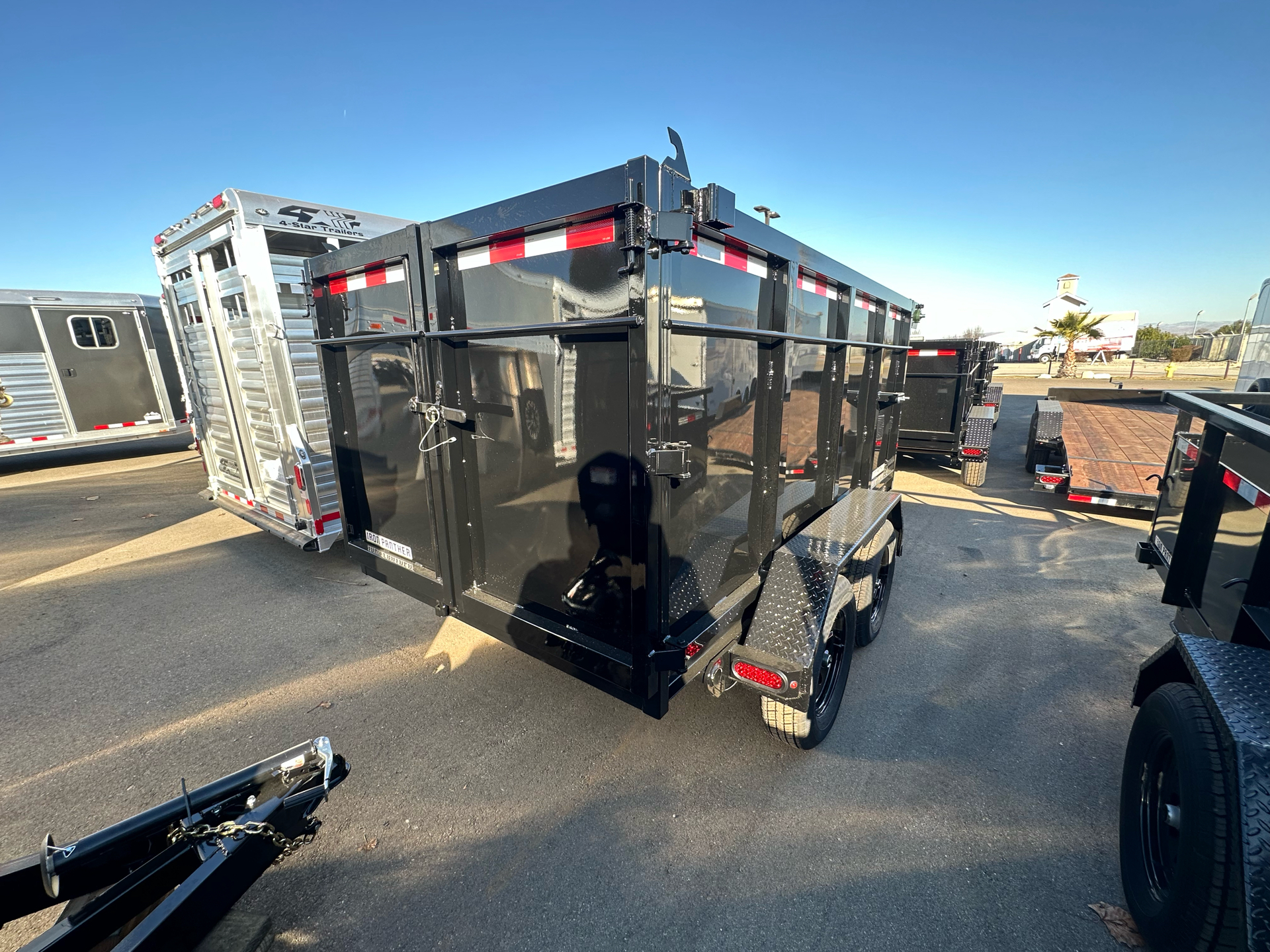 2025 IRON PANTHER TRAILERS 5x10x4 7K SR Dump Trailer in Paso Robles, California - Photo 2