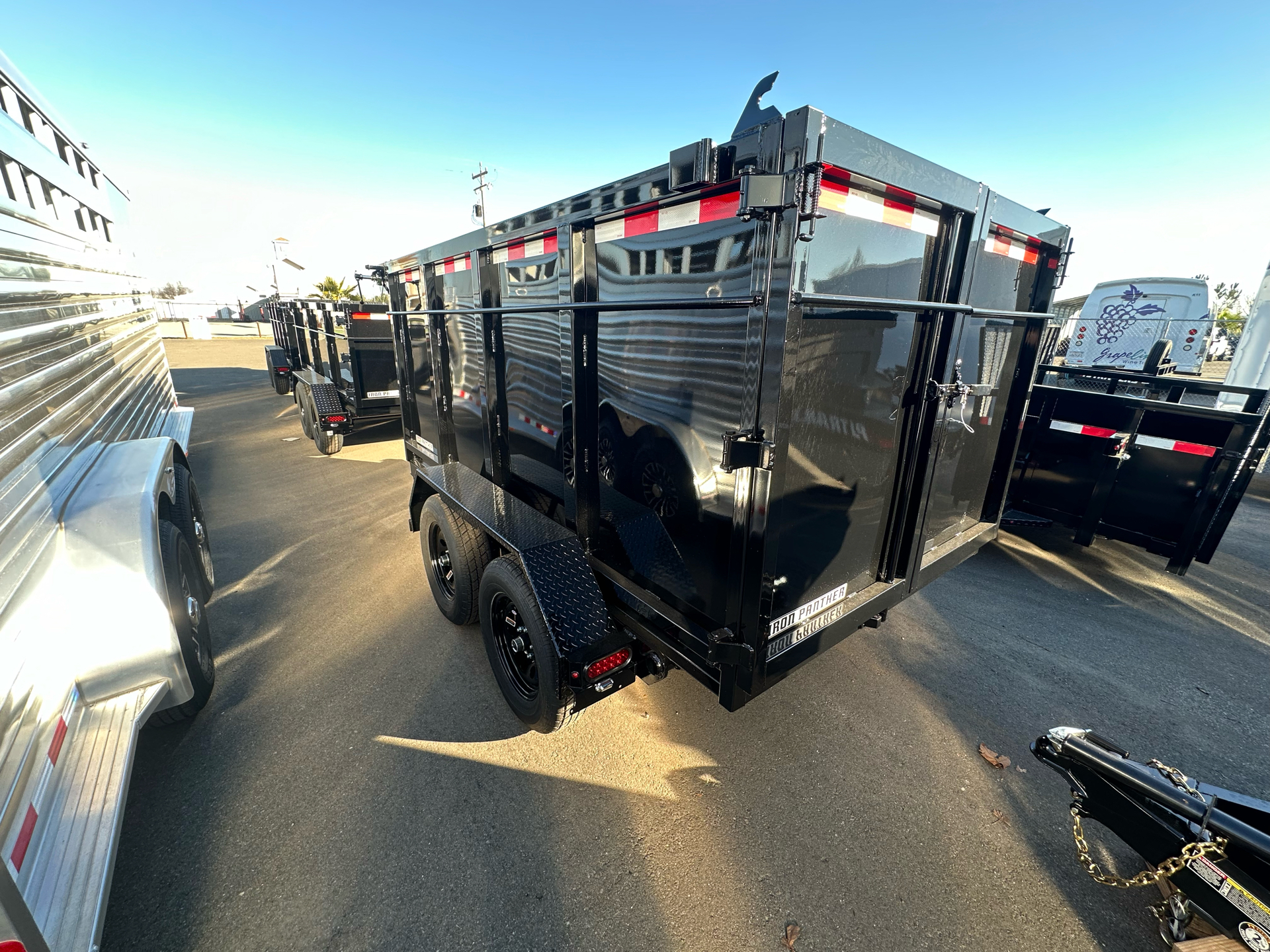2025 IRON PANTHER TRAILERS 5x10x4 7K SR Dump Trailer in Paso Robles, California - Photo 4