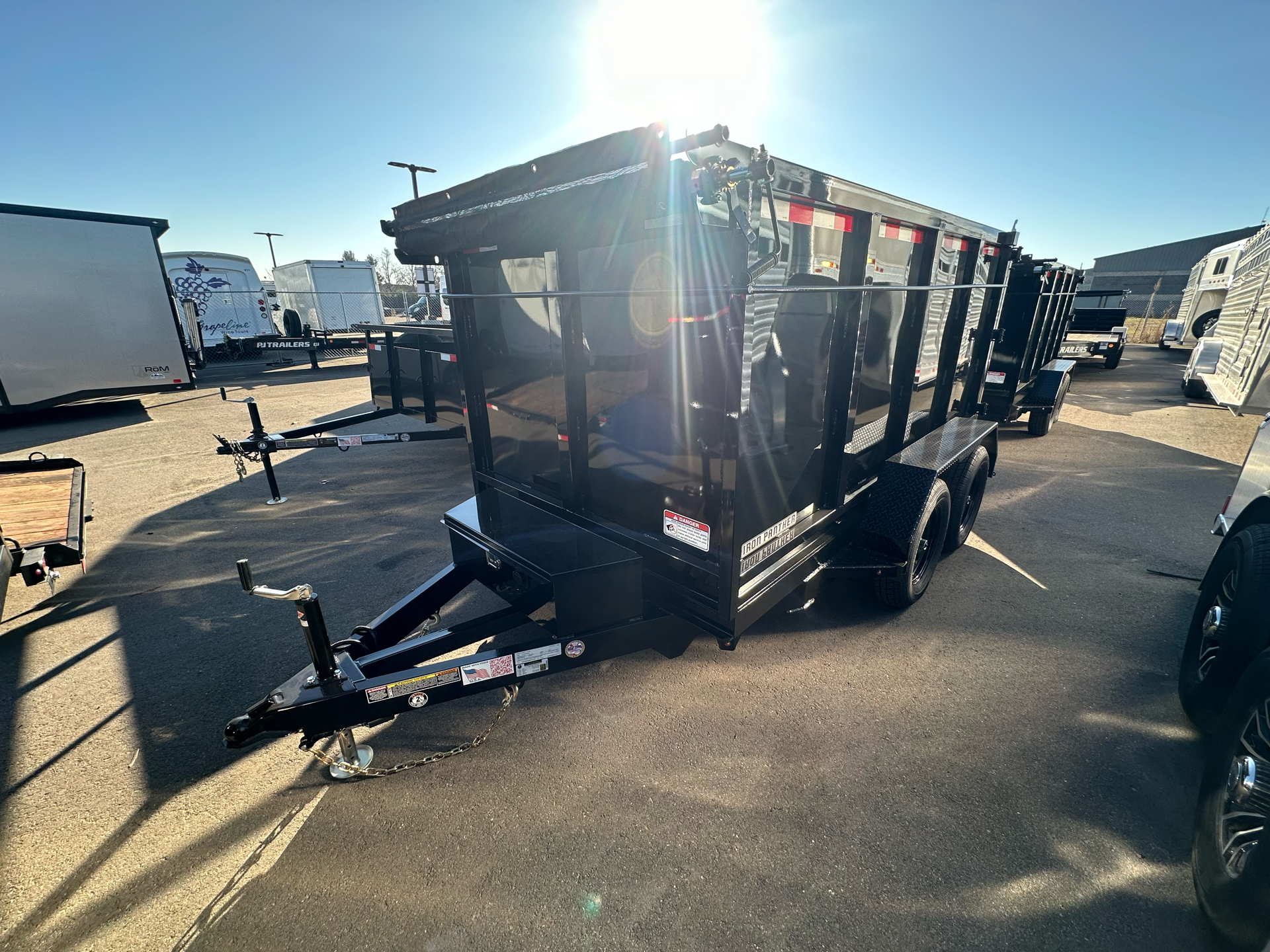 2025 IRON PANTHER TRAILERS 5x10x4 7K SR Dump Trailer in Paso Robles, California - Photo 5