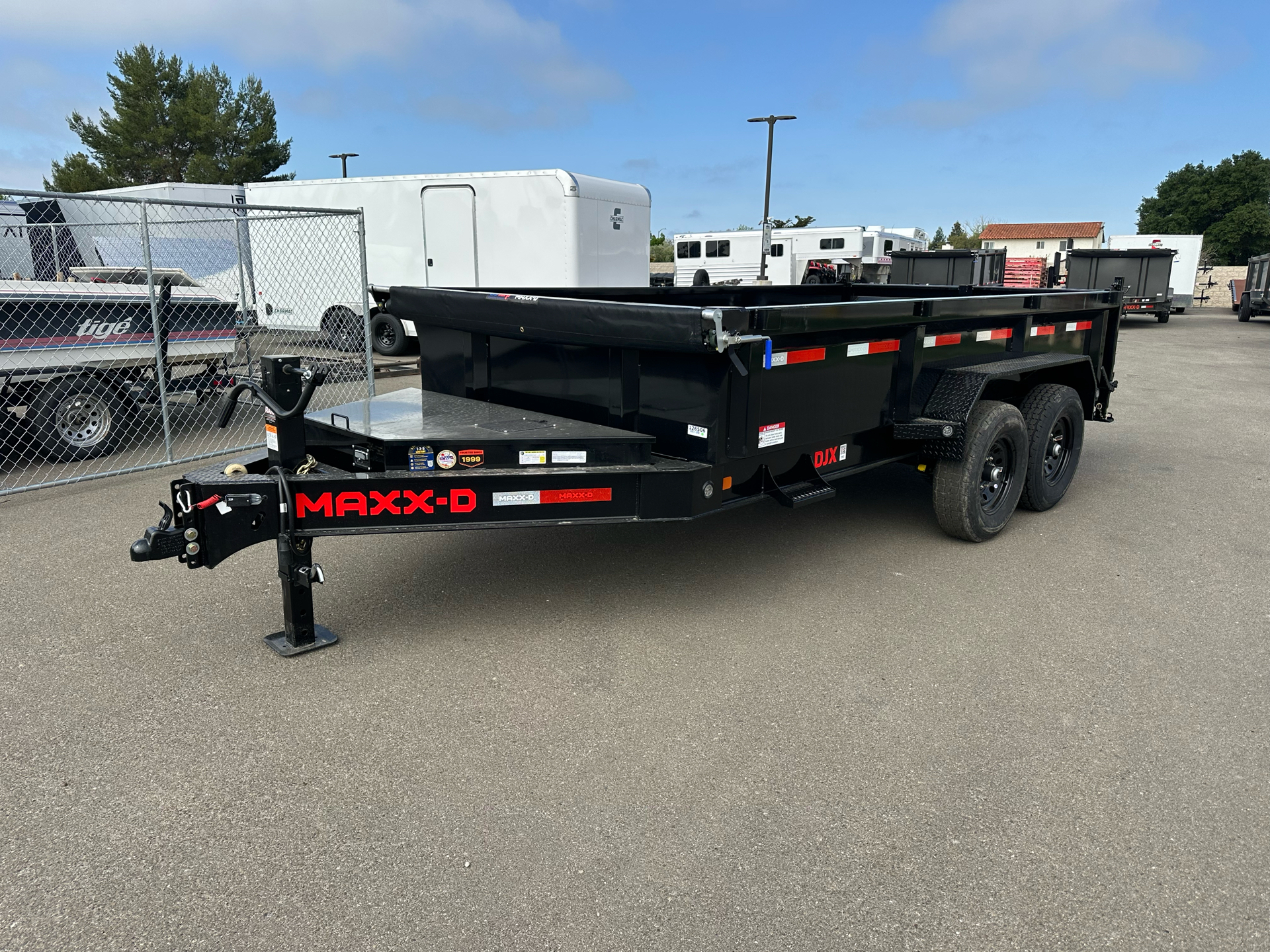 2026 MAXX-D TRAILERS 7x14x2 DUMP 14K DJX in Paso Robles, California - Photo 1
