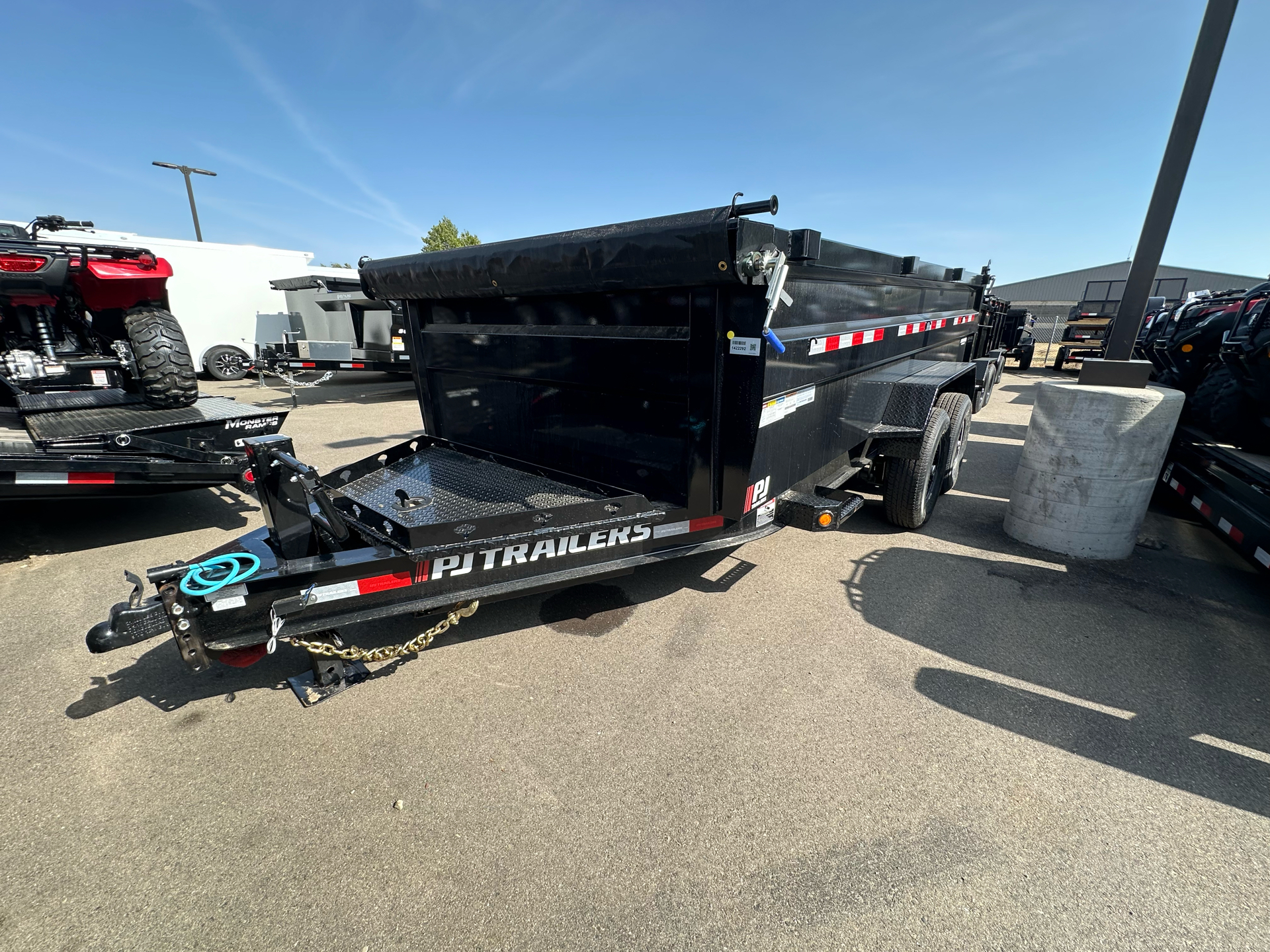2025 PJ Trailers 7x14x3 DUMP DM 14K in Paso Robles, California - Photo 1