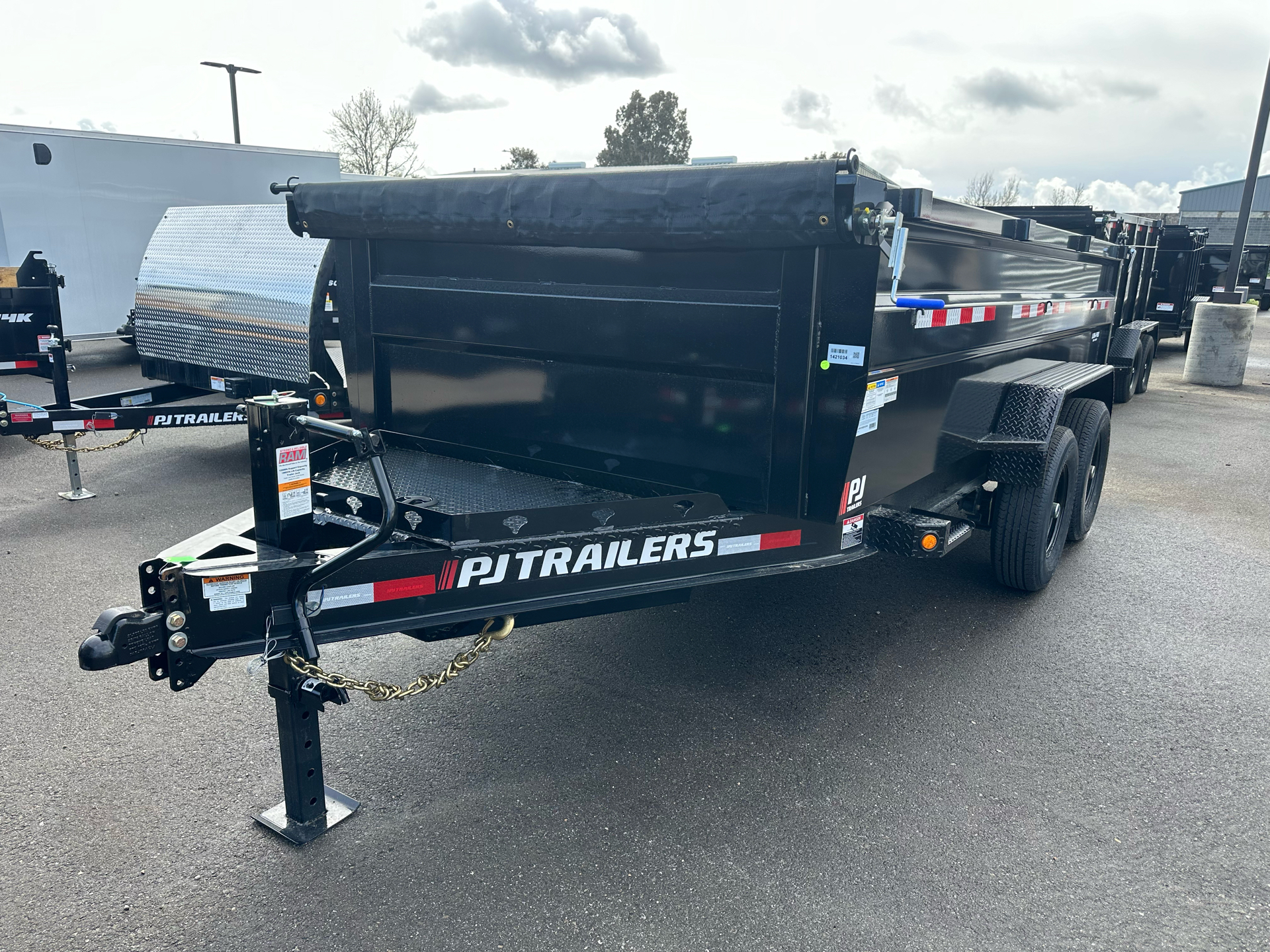 2025 PJ Trailers 7x14x3 DUMP DM 14K in Paso Robles, California - Photo 7