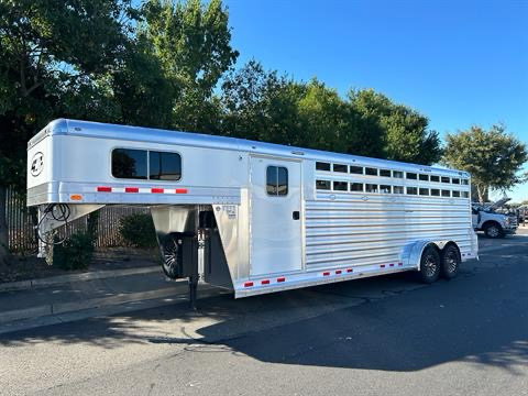 2025 4-STAR TRAILERS 7X24 DELUXE STOCK GN TRAILER in Paso Robles, California - Photo 1