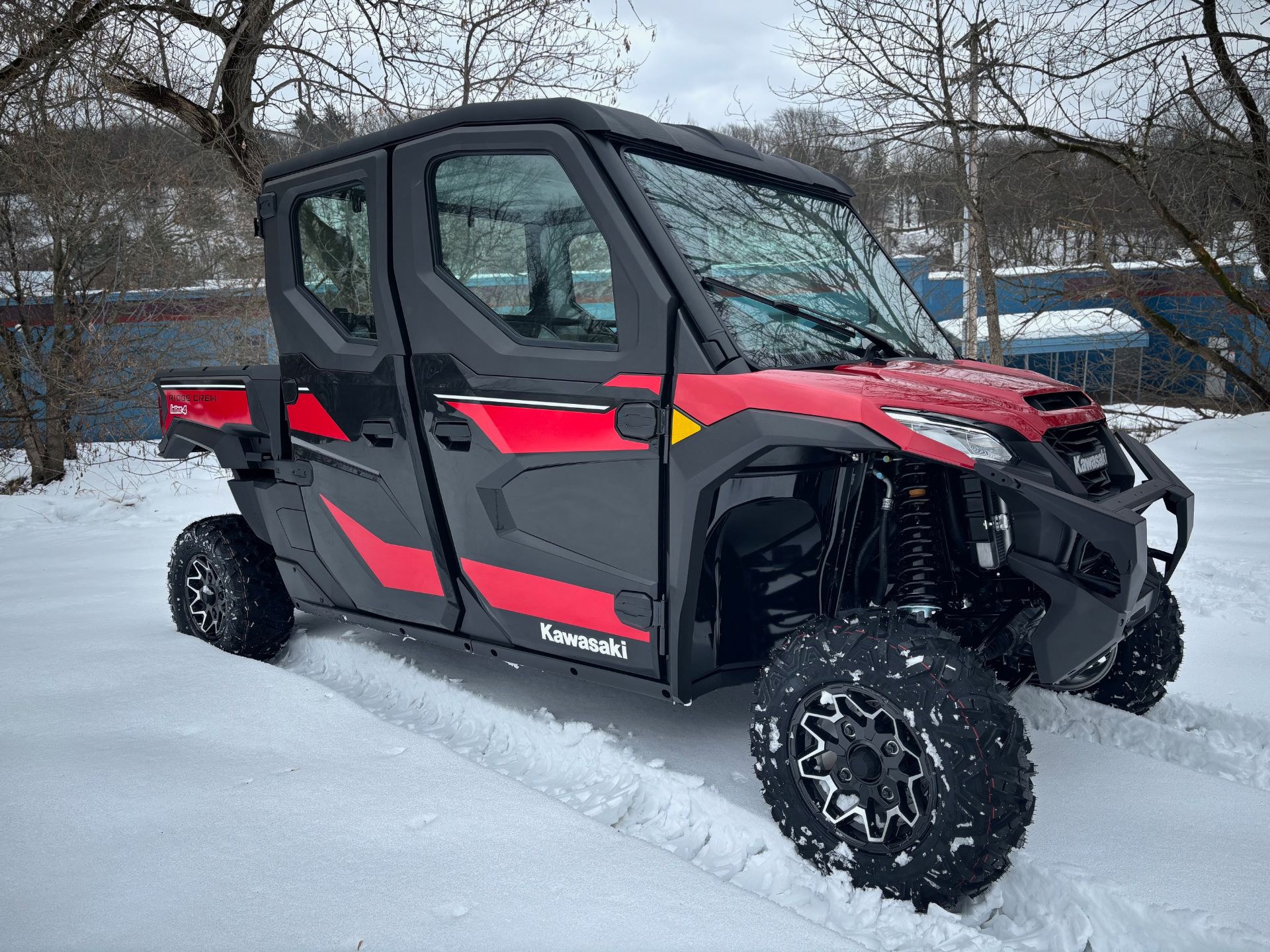 New 2025 Kawasaki RIDGE CREW HVAC Utility Vehicles in Jamestown