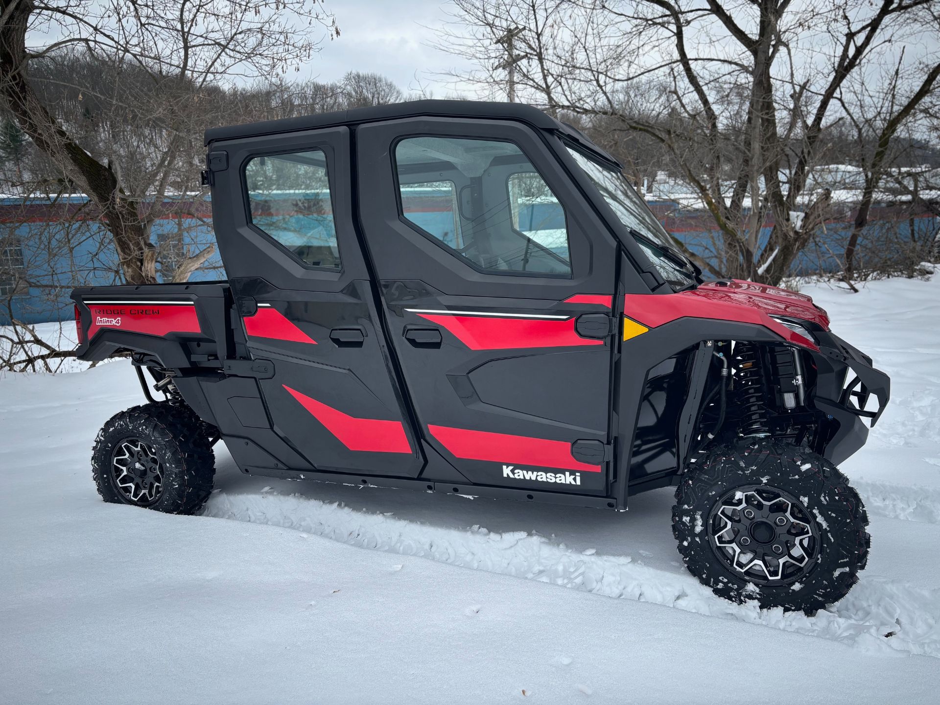 New 2025 Kawasaki RIDGE® CREW HVAC Utility Vehicles in Jamestown