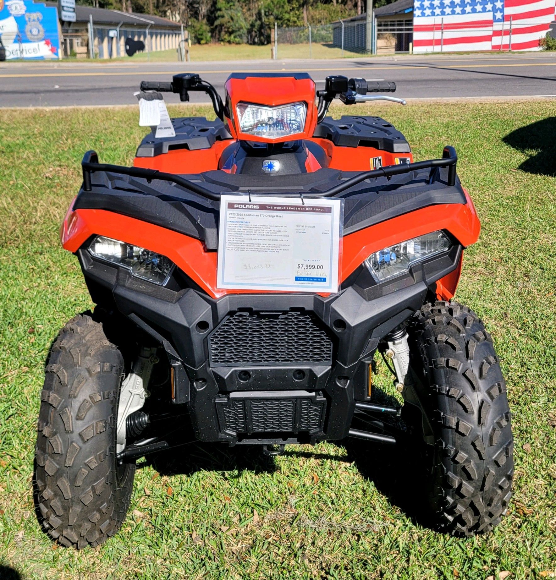 New 2025 Polaris Sportsman 570 Orange Rust | ATVs in Hinesville GA
