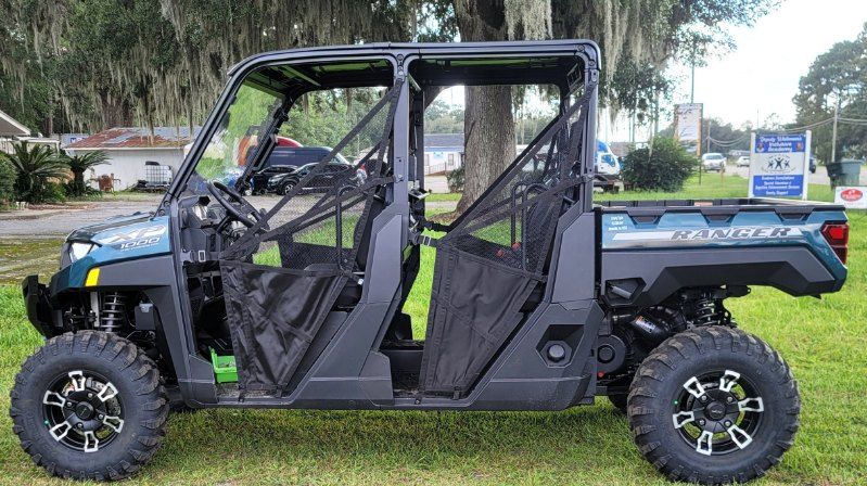 New 2026 Polaris Ranger Crew XP 1000 Premium Blue Labyrinth