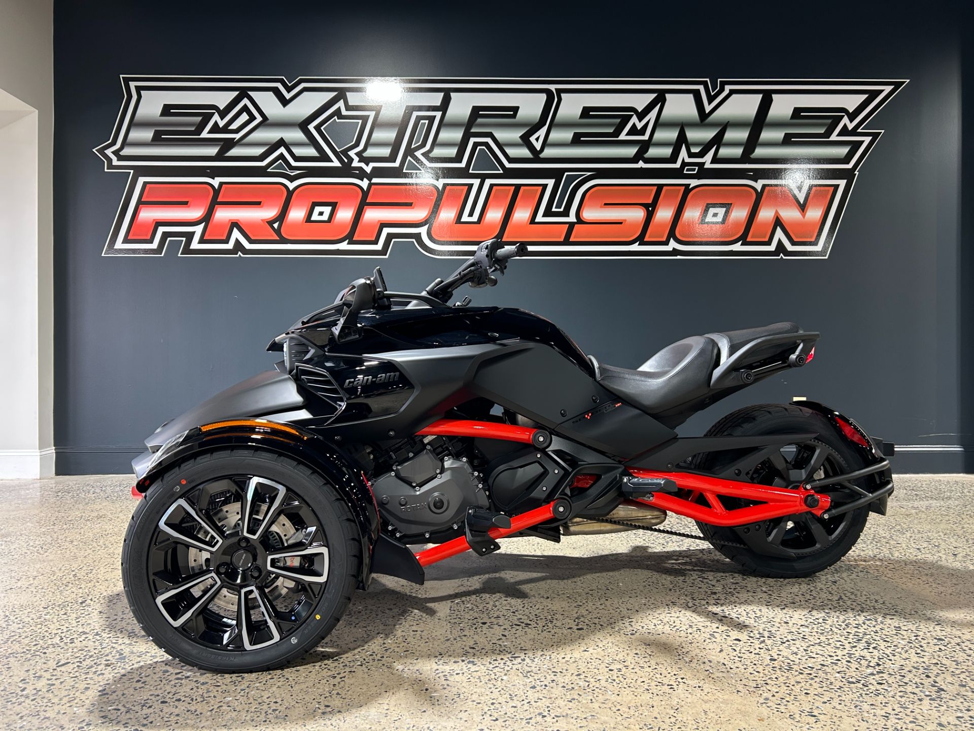 New 2025 Can-Am Spyder F3-S Monolith Black Satin Motorcycles in