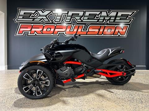 New 2025 Can-Am Spyder F3-S Monolith Black Satin Motorcycles in