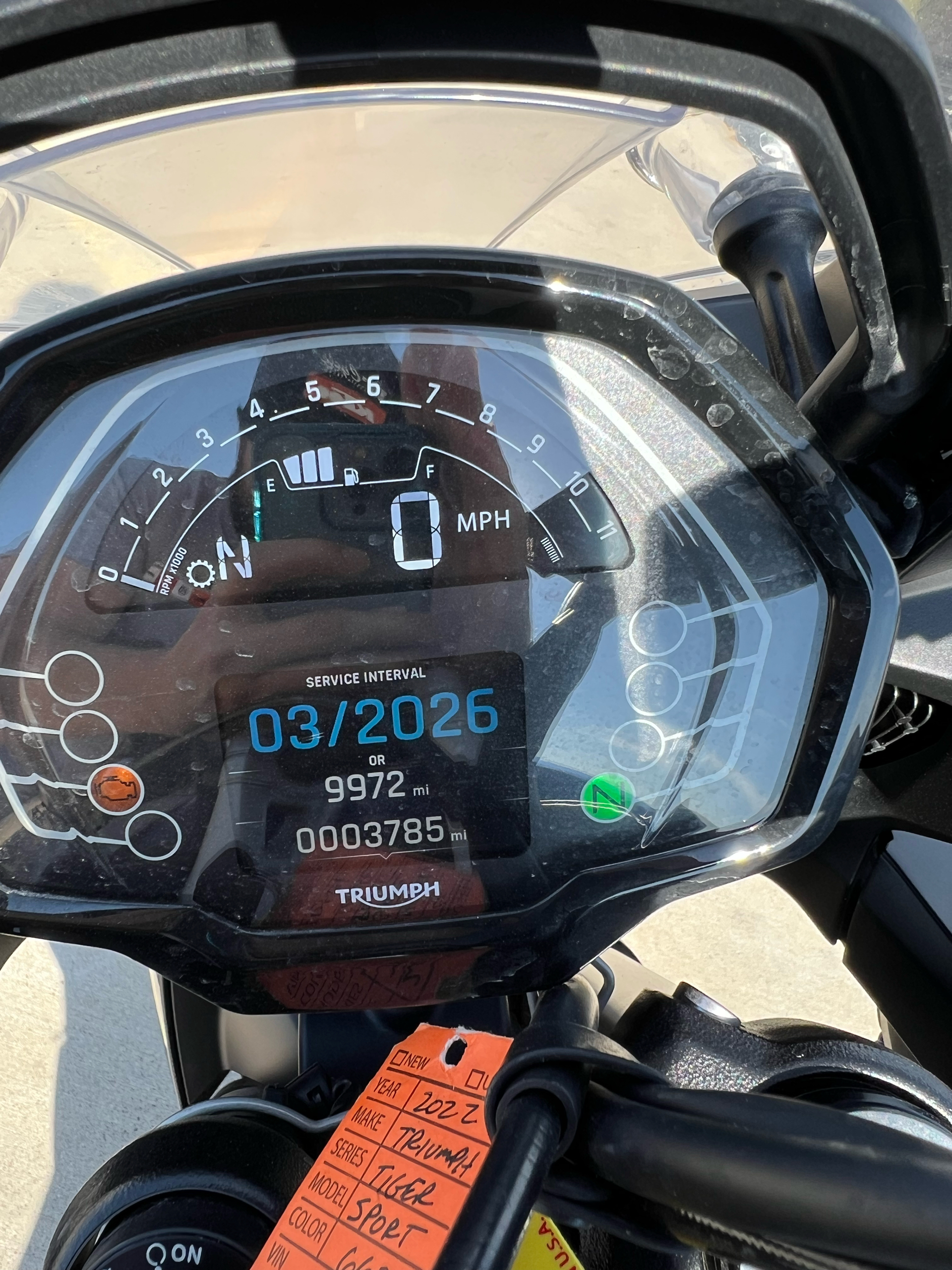 Used 2022 Triumph Tiger Sport 660 Lucerne Blue / Sapphire Black