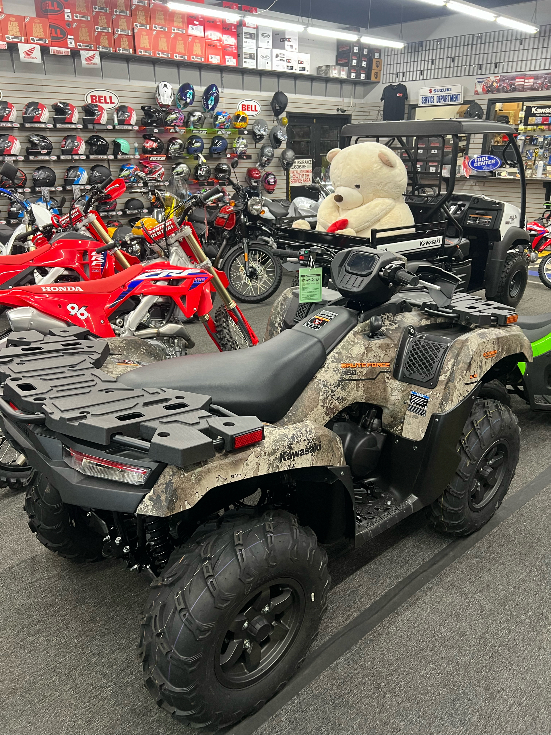 New 2024 Kawasaki Brute Force 750 LE EPS Camo, Woonsocket RI