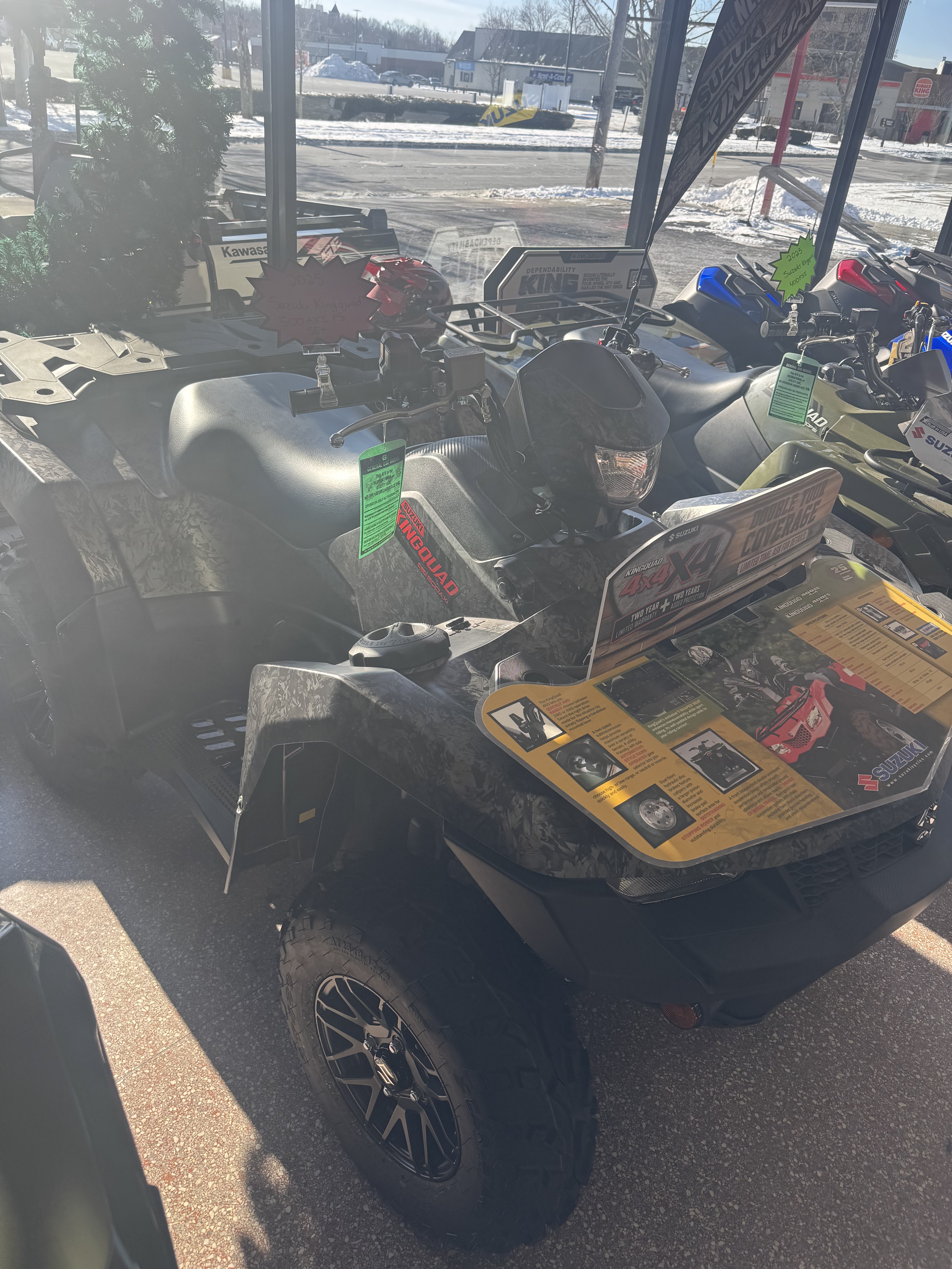 2025 Suzuki KingQuad 500AXi Power Steering SE+