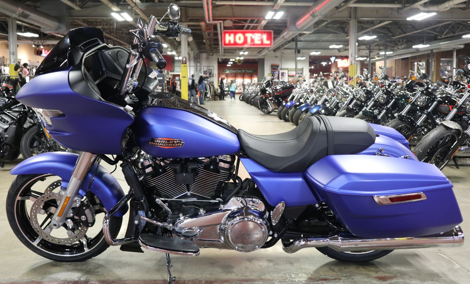 New 2026 Harley-Davidson Road Glide® Aurora Blue Denim Chrome Two
