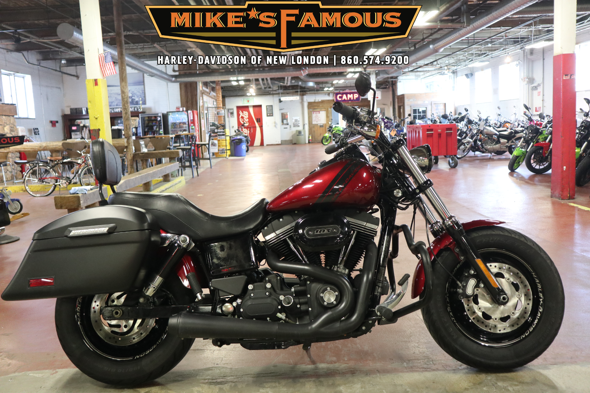 Used 2016 Harley-Davidson Fat Bob® Velocity Red Sunglo