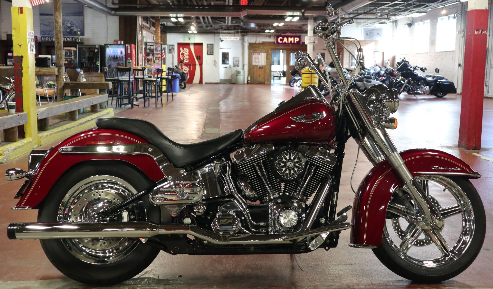 Used 2005 Harley-Davidson FLSTN/FLSTNI Softail® Deluxe Lava Red