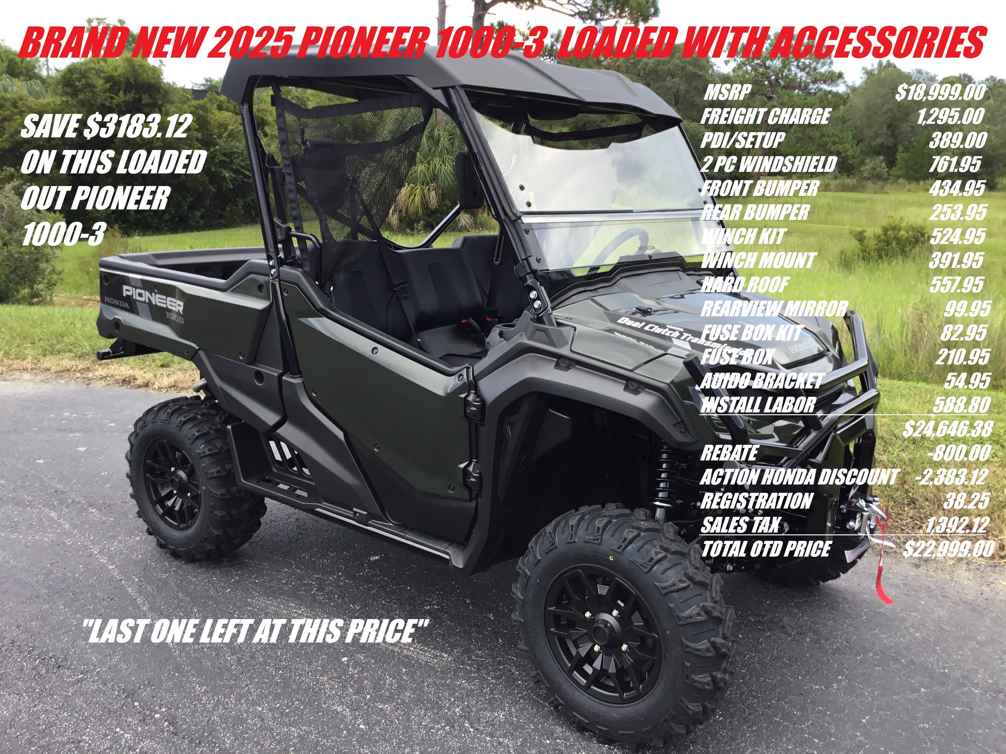 2025 Pioneer 1000 Deluxe