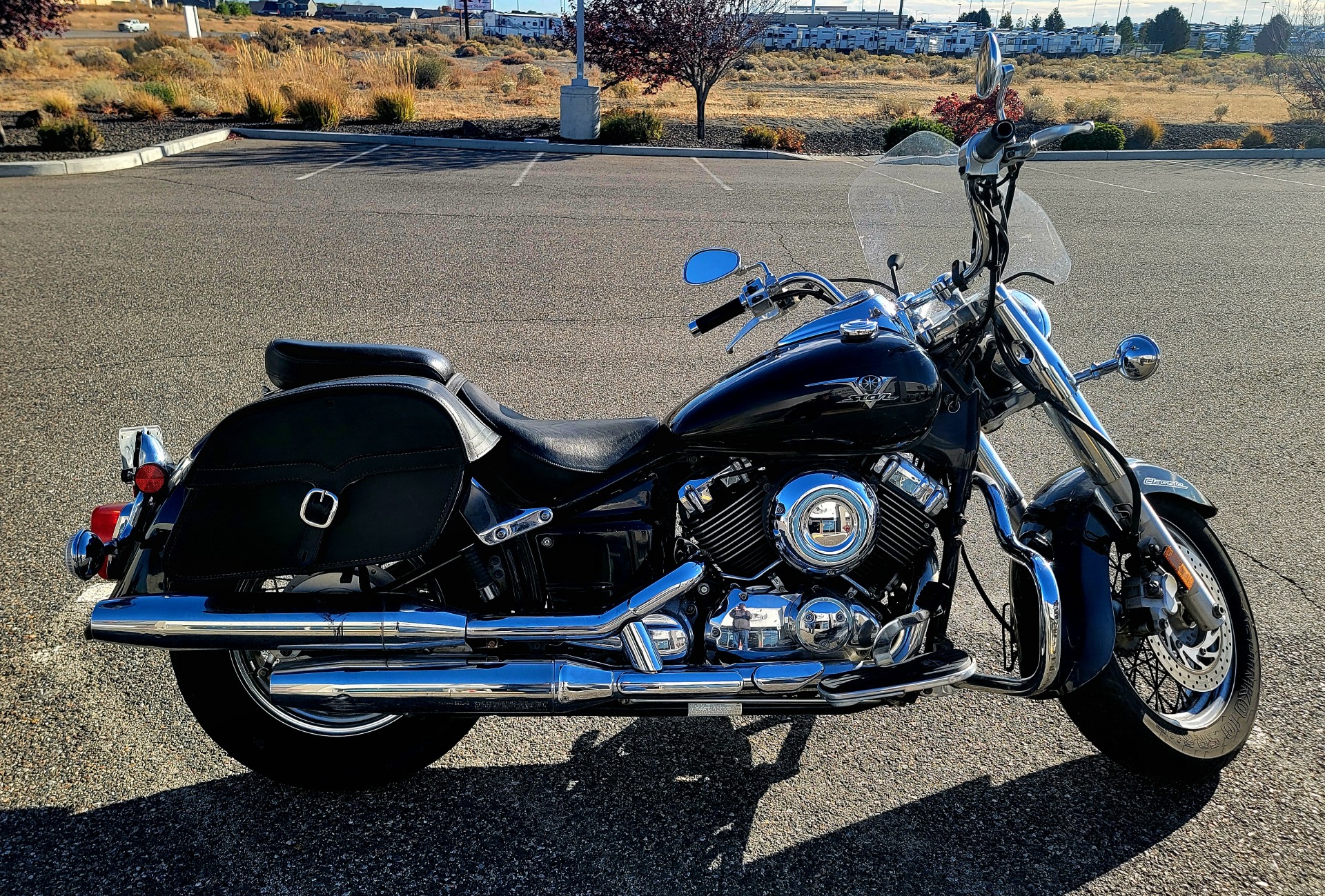 Used 2008 Yamaha V Star® Silverado® | Motorcycles in Pasco WA | C-121126  Raven, image size:1920x1299