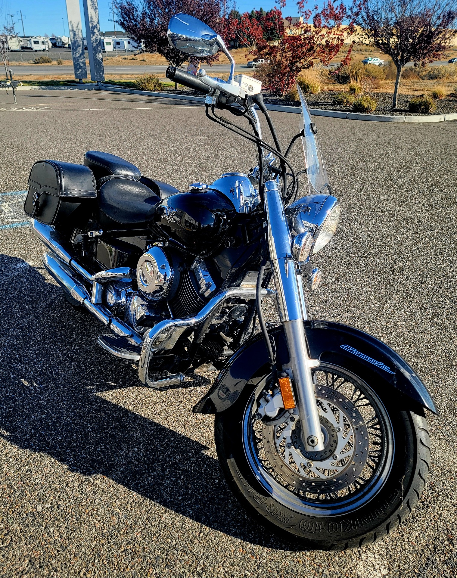 Used 2008 Yamaha V Star® Silverado® | Motorcycles in Pasco WA | C-121126  Raven, image size:1518x1920