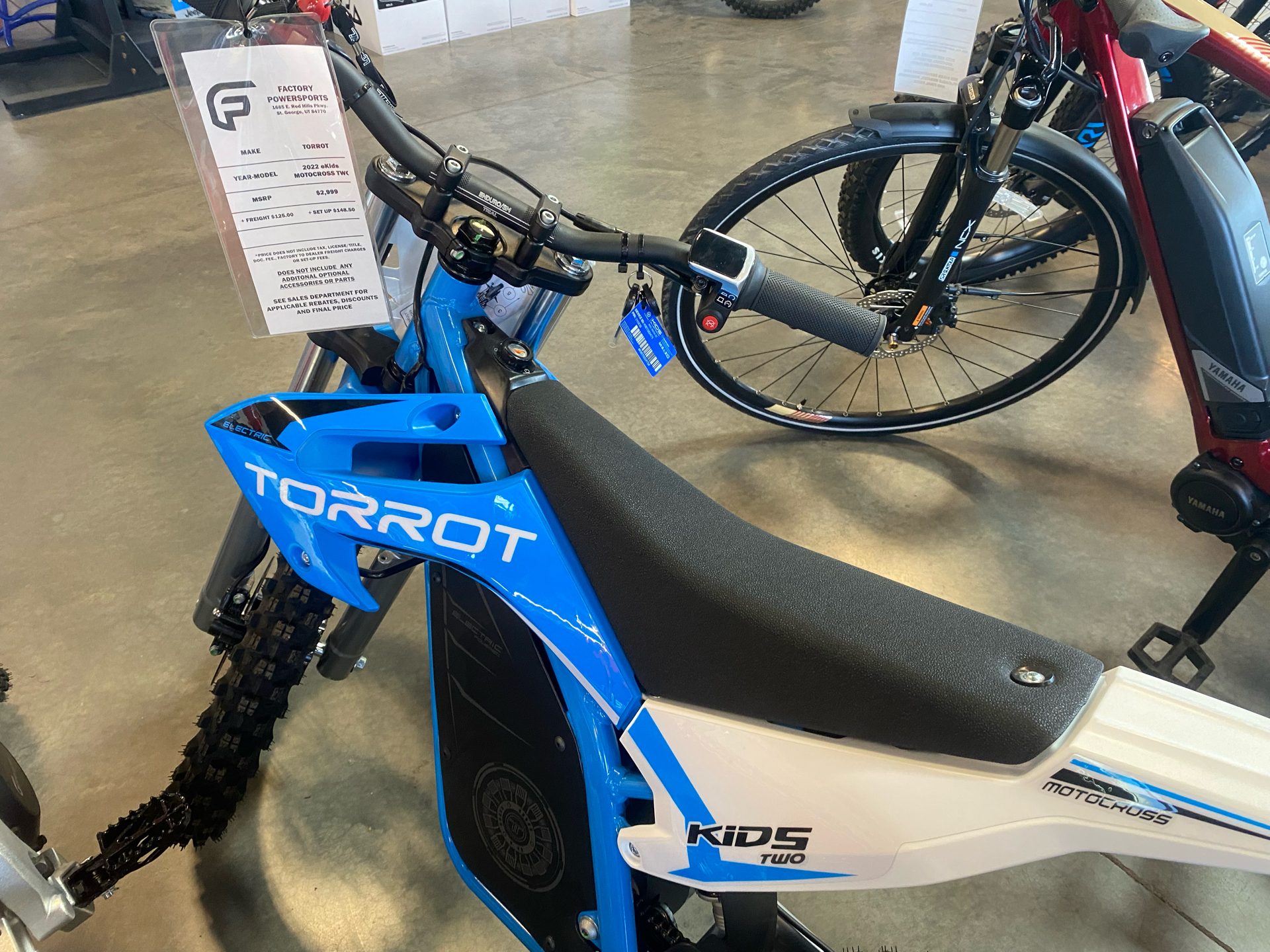 New 2022 TORROT eKIDS MOTOCROSS TWO Motorcycles in Saint George