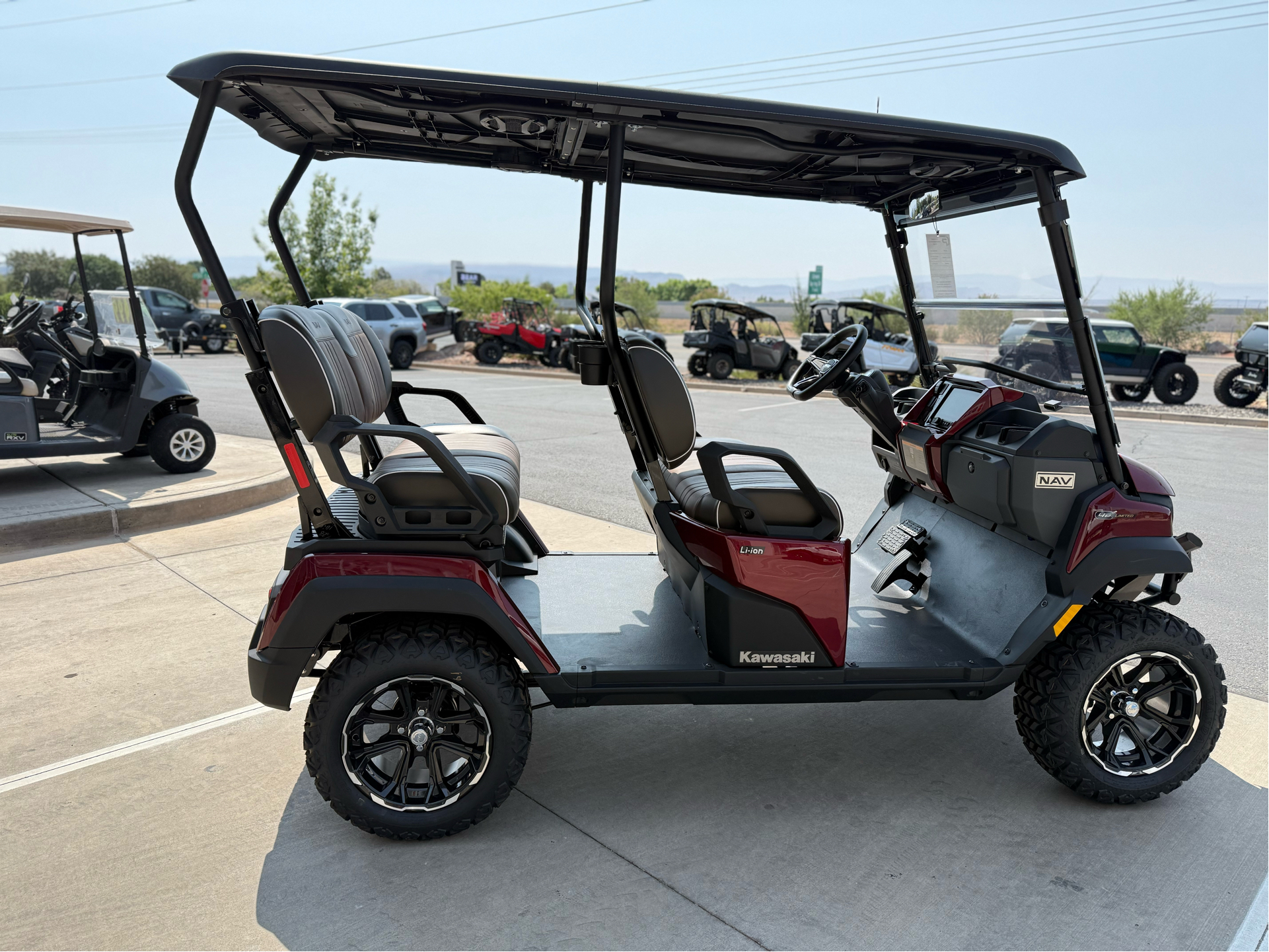 New 2025 Kawasaki NAV® 4e Limited Golf Carts in Saint George, UT
