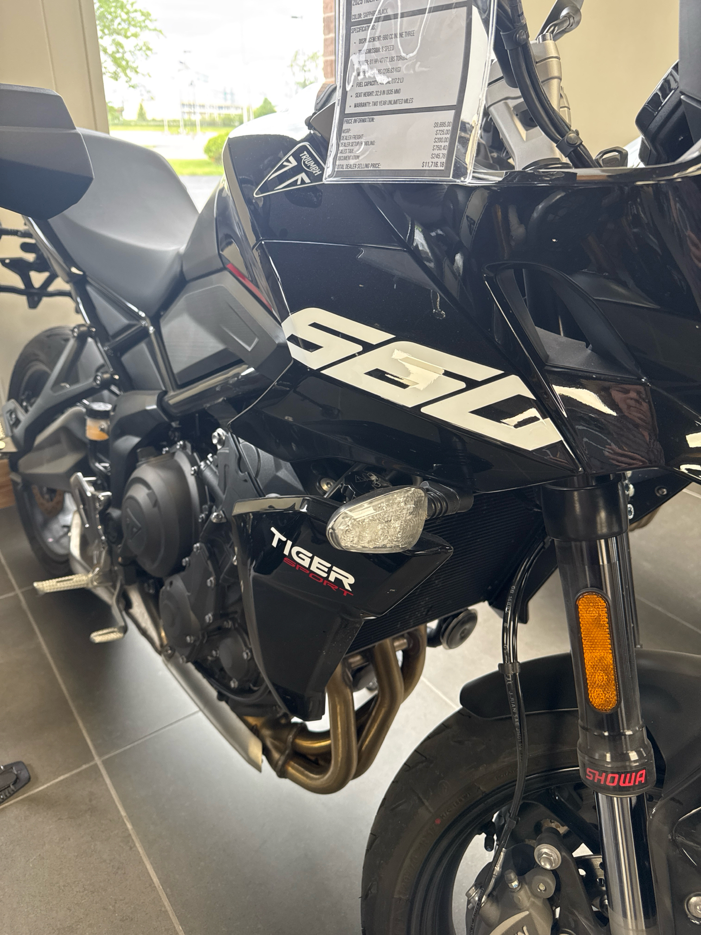 New 2025 Triumph Tiger Sport 660, Fort Wayne IN Specs, Price
